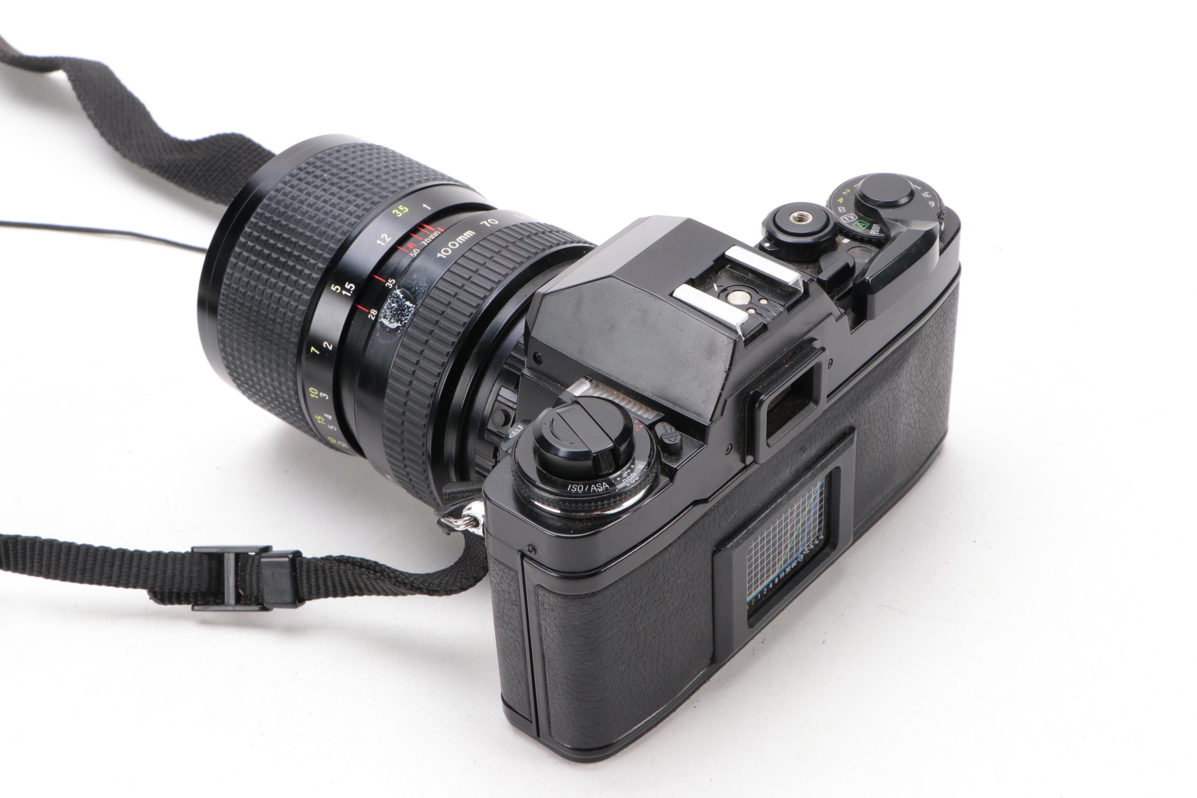 Ricoh XR-P Multi Program 35mm SLR Camera with Canon Lenses