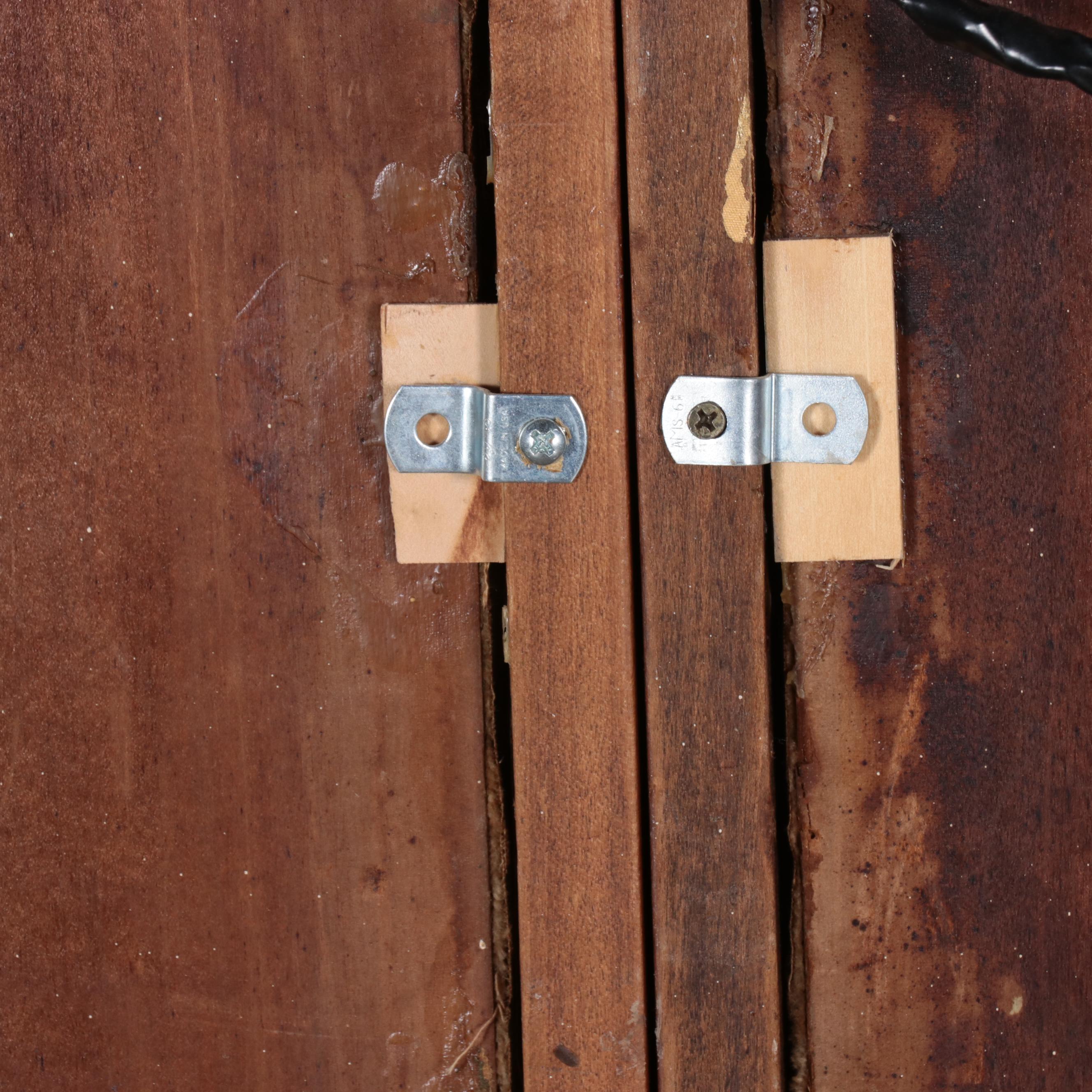 Triptych Large-Scale Forest Landscape Oil Painting, Early 20th Century