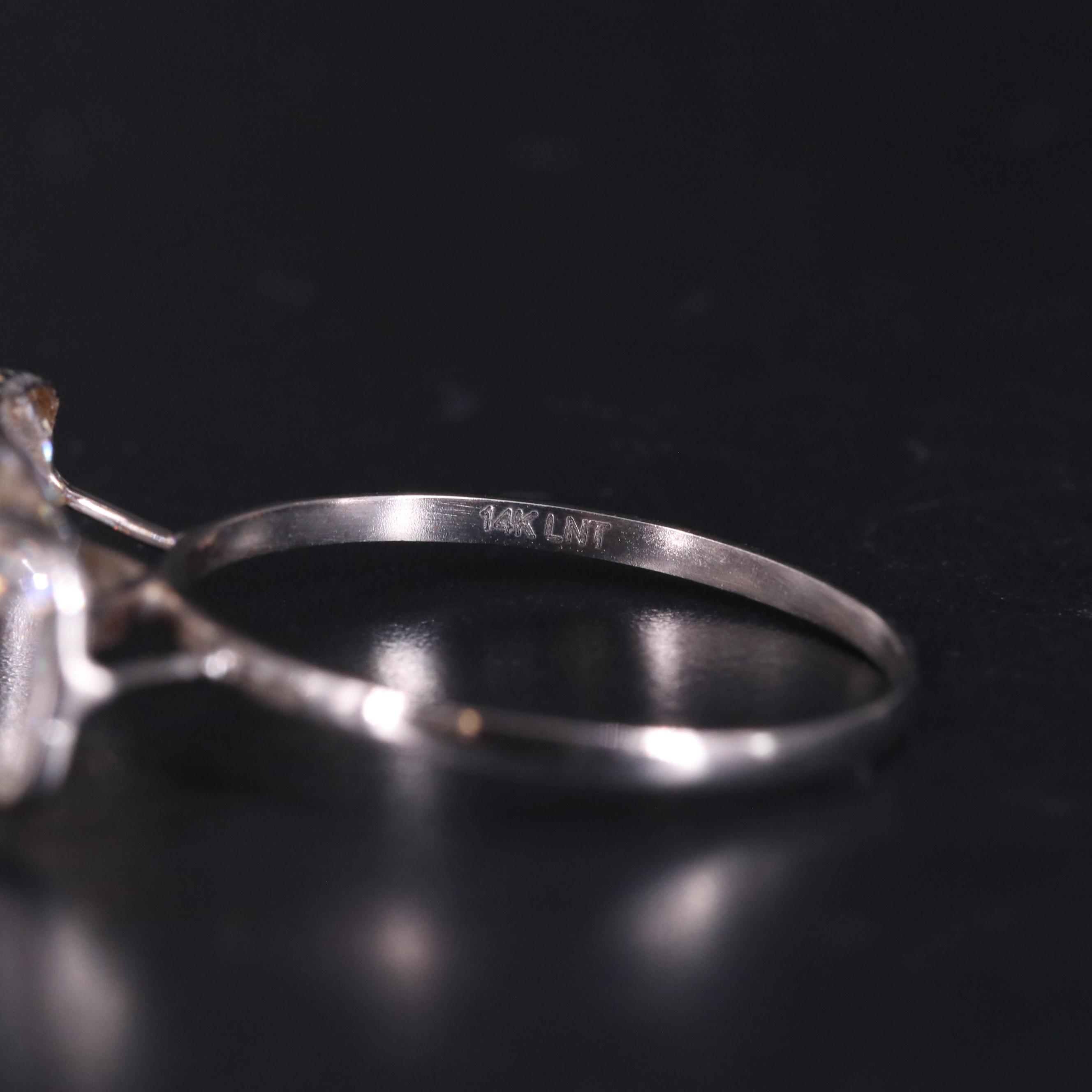 14K Moissanite Ring