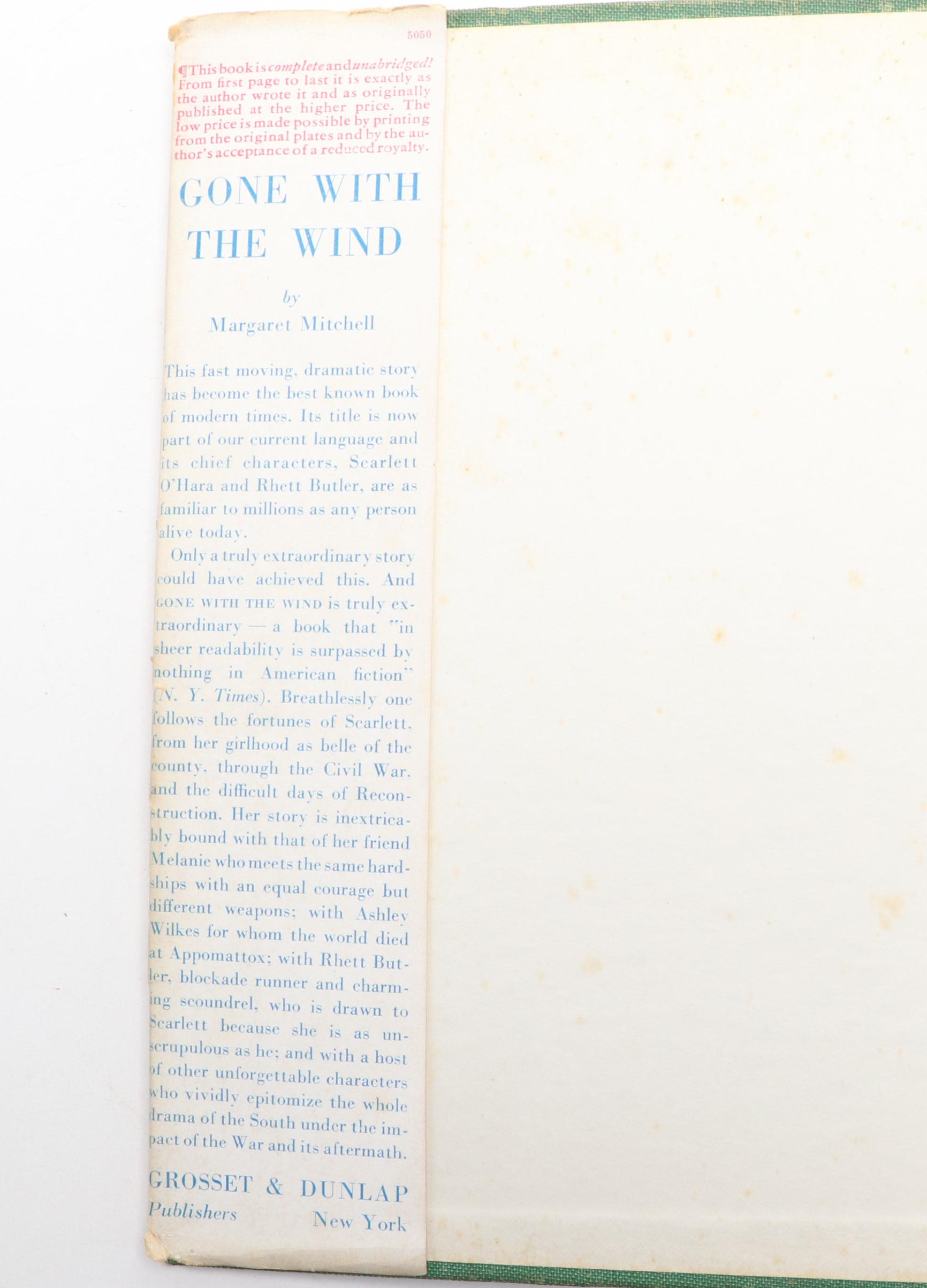 Illustrated Motion Picture Edition "Gone with the Wind" by Margaret Mitchell