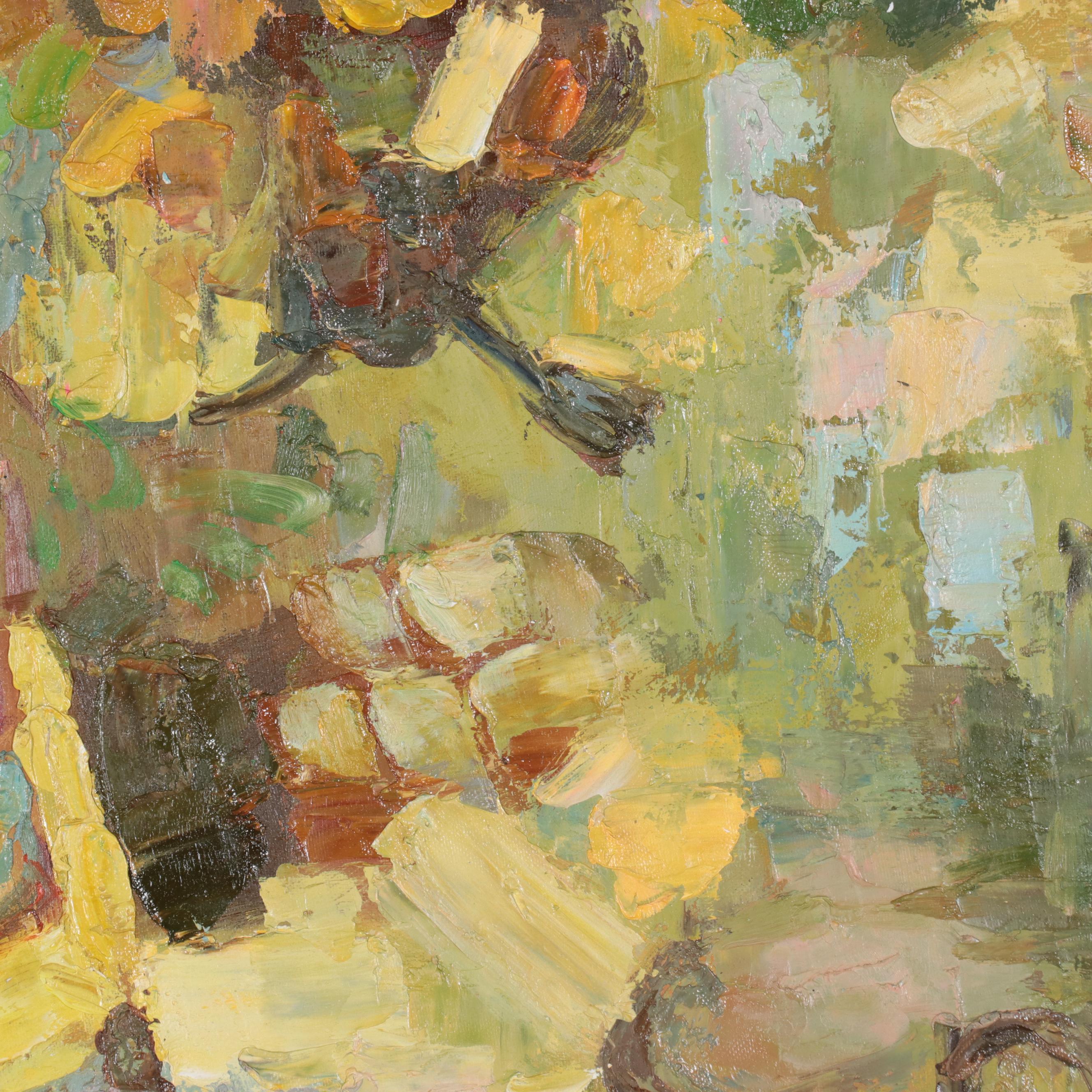 Impressionist Style Still Life Oil Painting, 21st Century