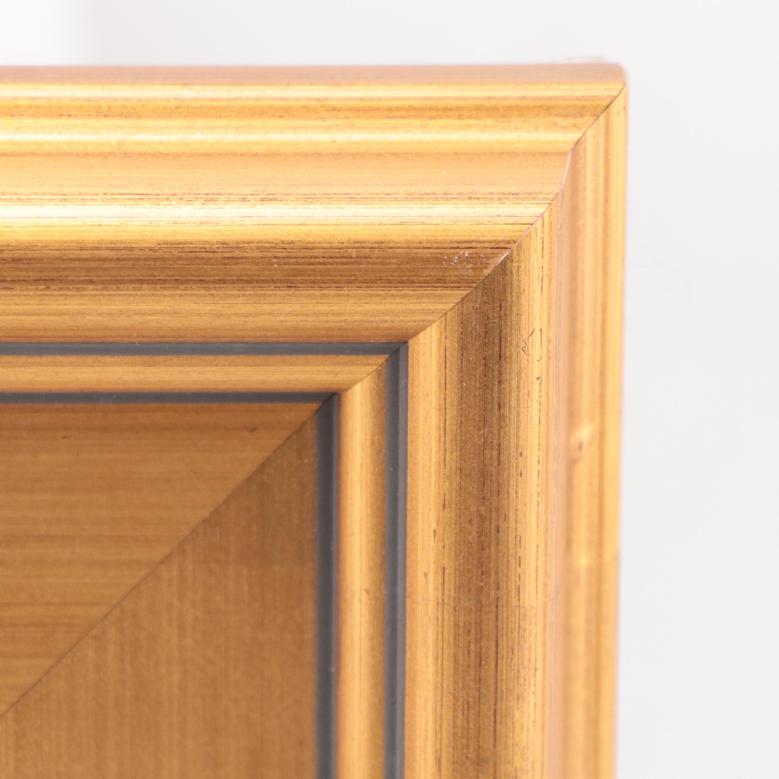 Victor Arseni Landscape Oil Painting of Forest Path, 21st Century