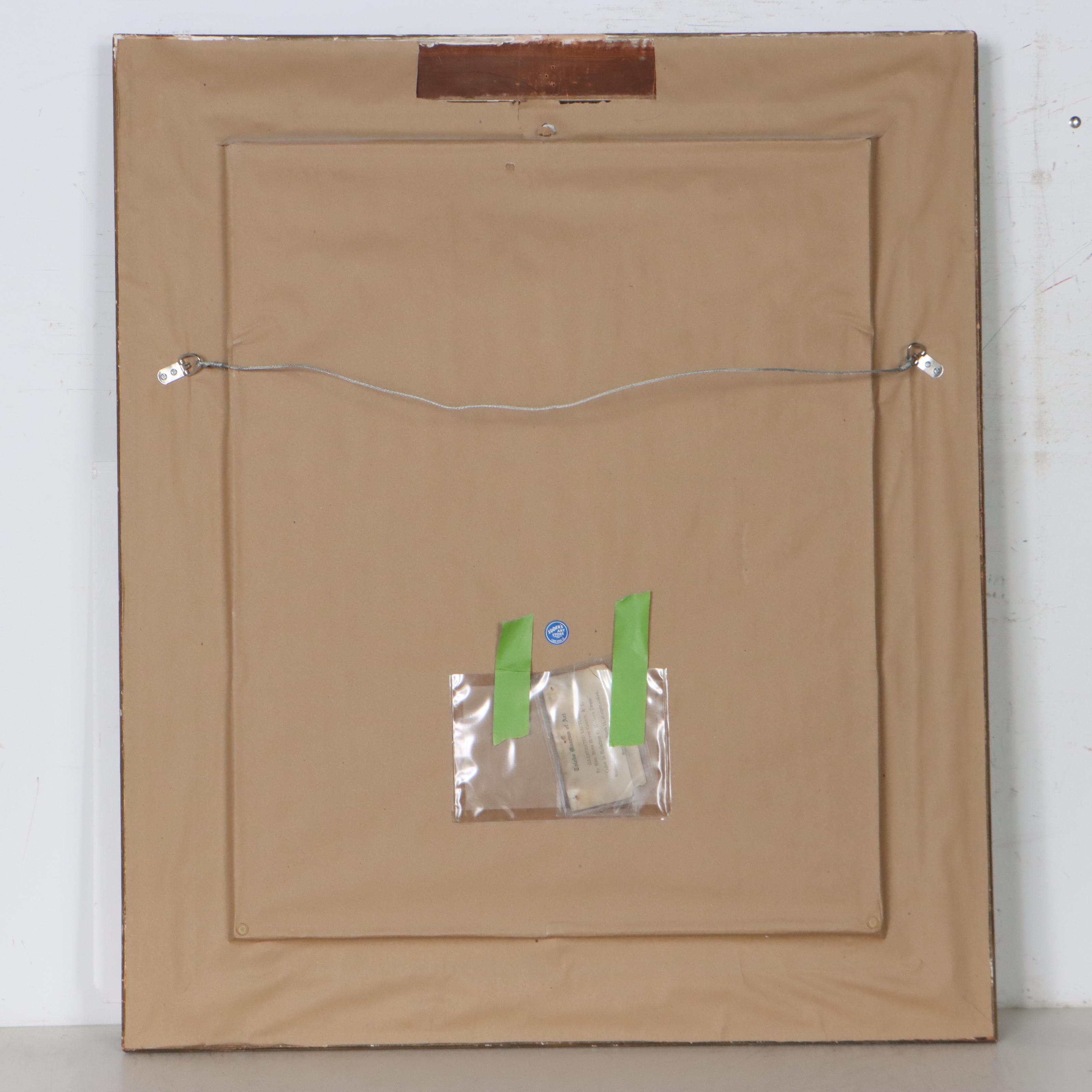 Helen Niles Tenebrist Portrait Oil Painting "Phyllis" 1912