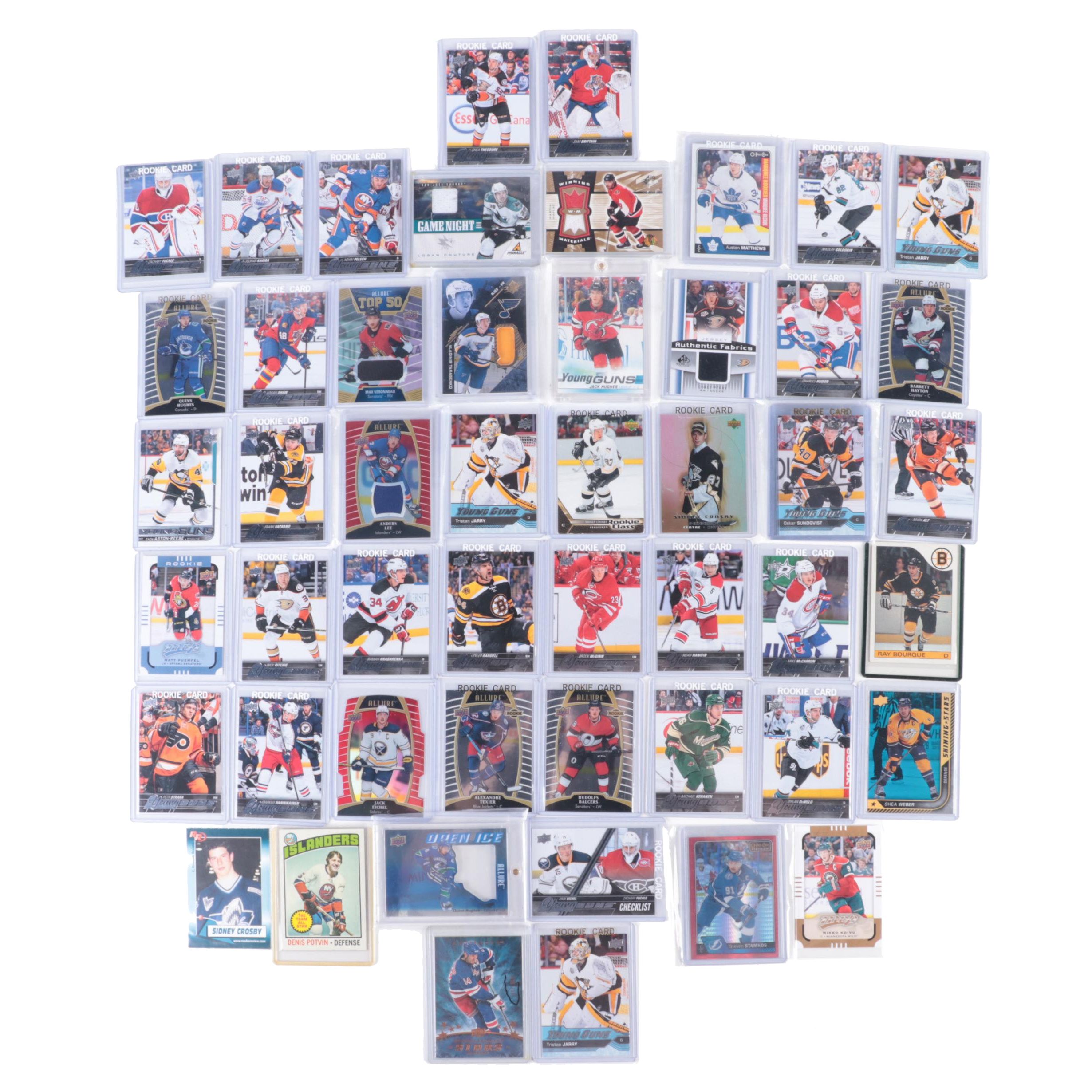 Upper Deck, Other Hockey Cards With Rookies, Game Used, More, 2000s–2010s
