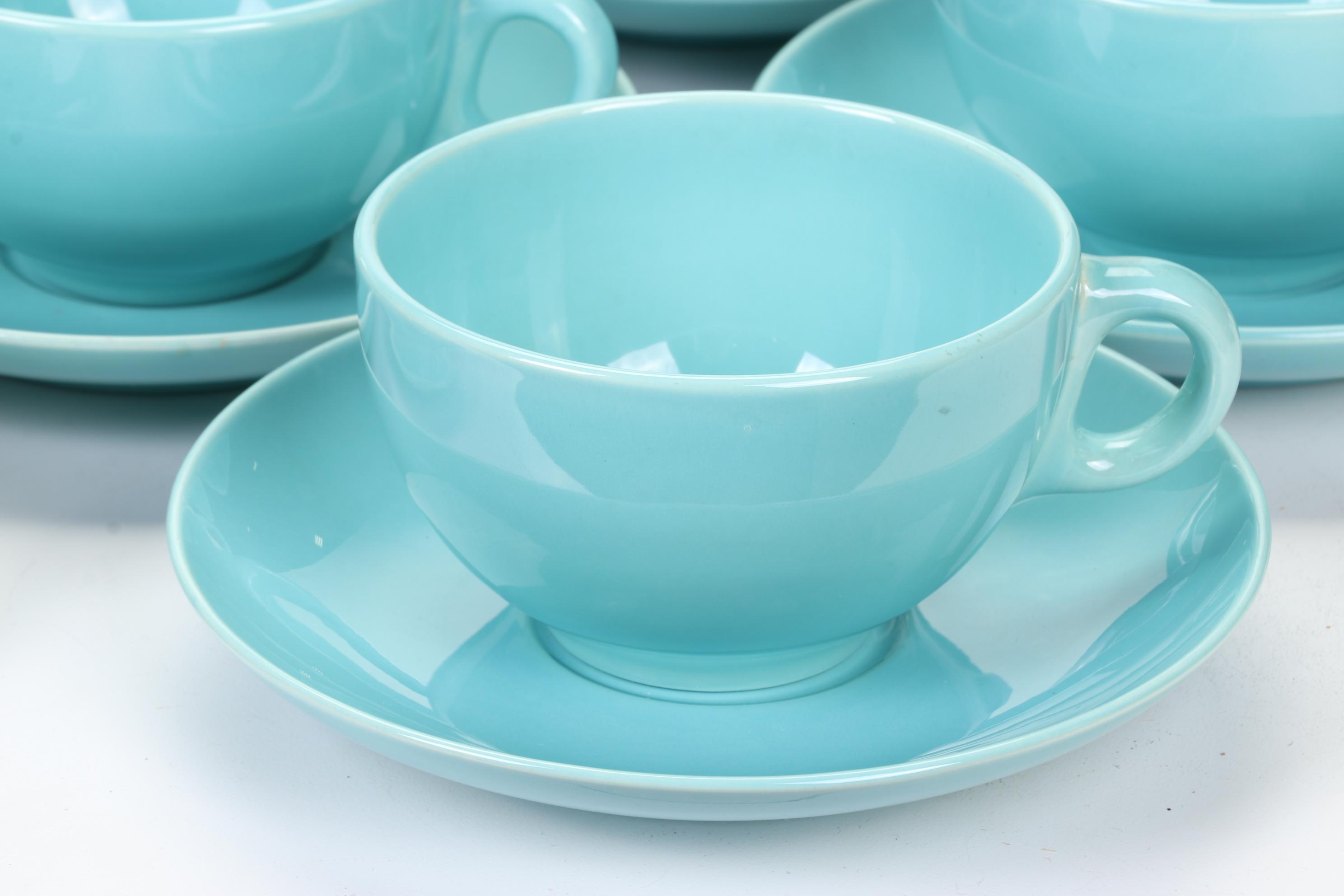 Franciscan  Earthenware "El Patio" Turquoise Dinnerware, 1934-1950