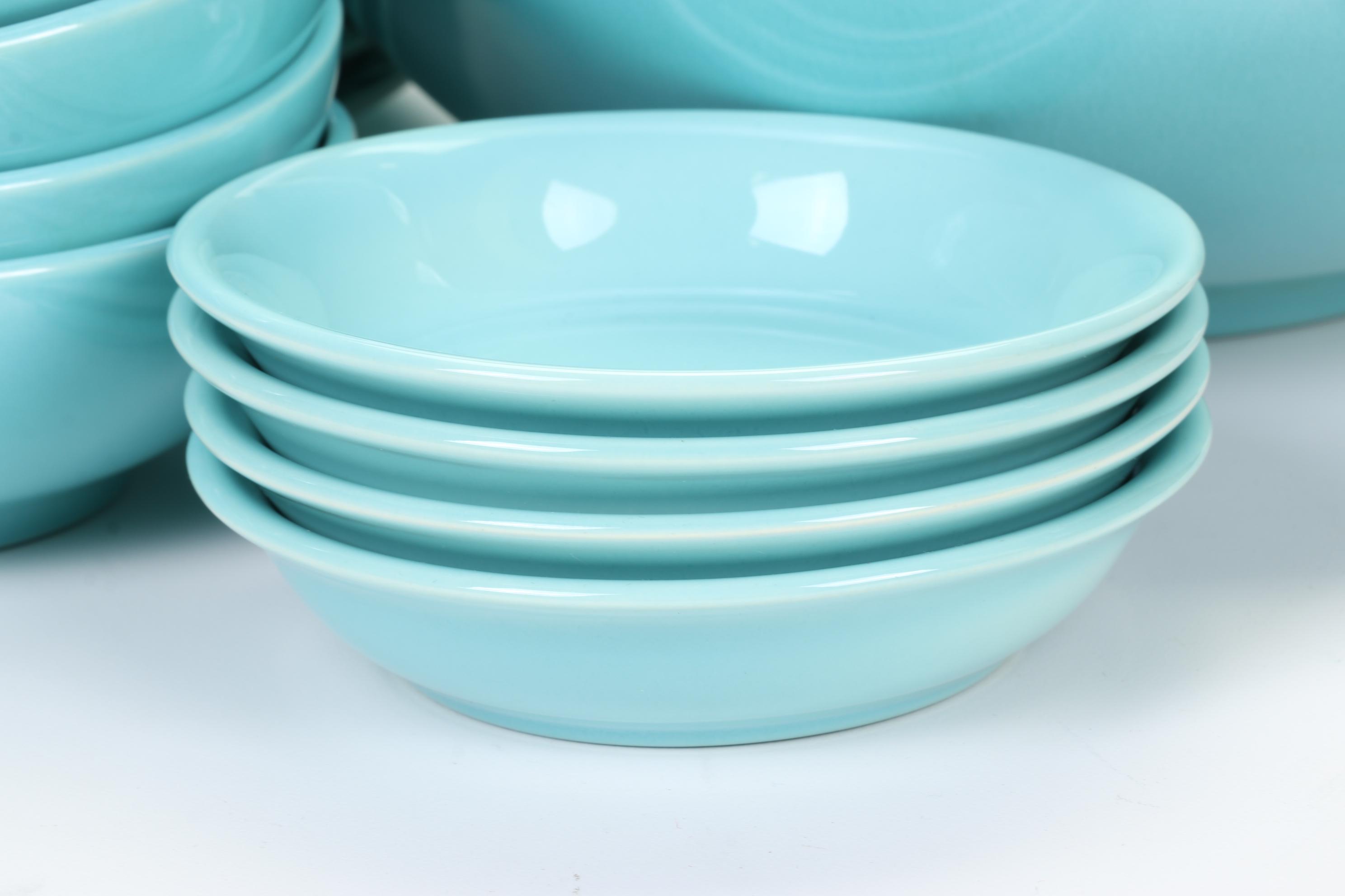 Franciscan  Earthenware "El Patio" Turquoise Dinnerware, 1934-1950
