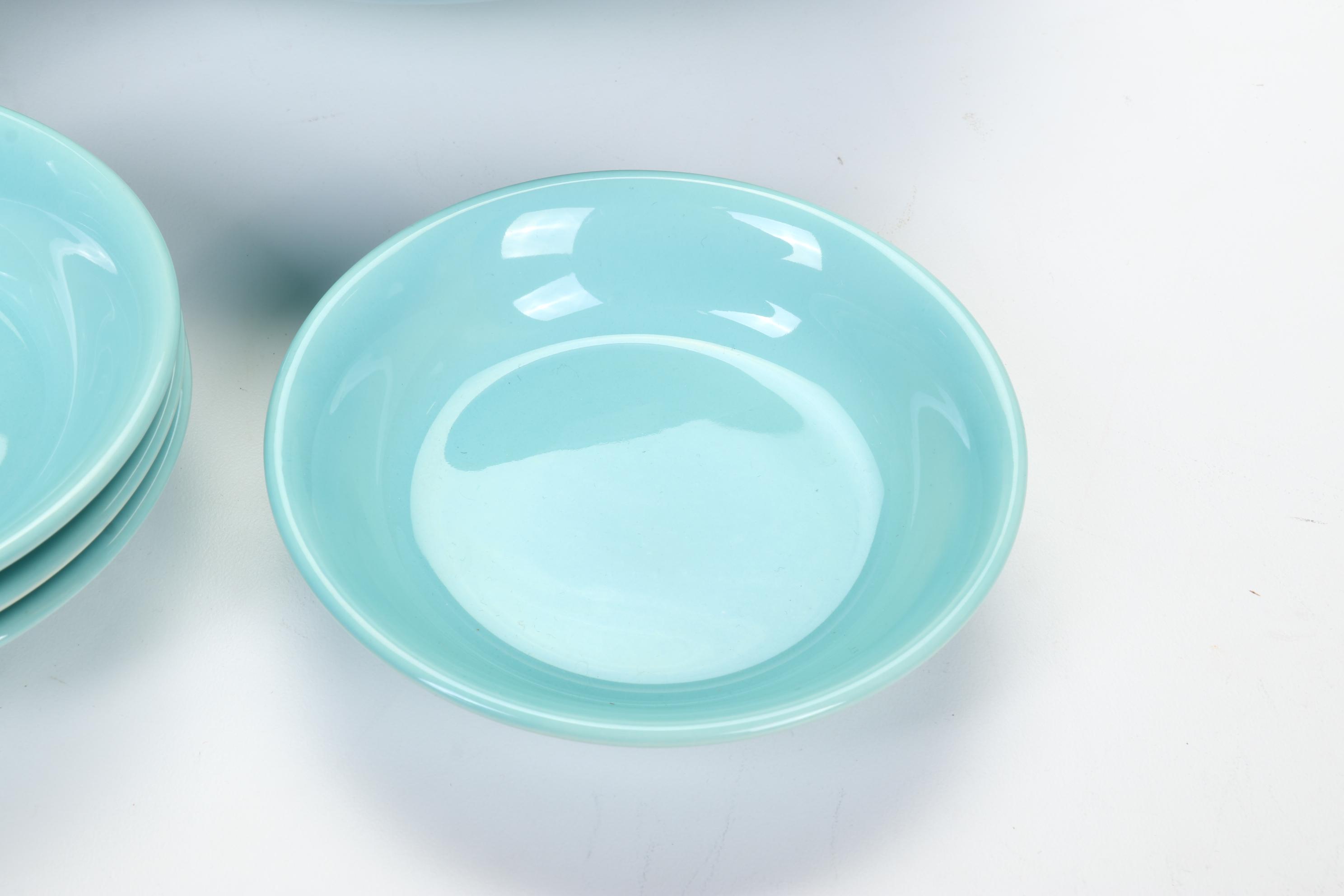 Franciscan  Earthenware "El Patio" Turquoise Dinnerware, 1934-1950