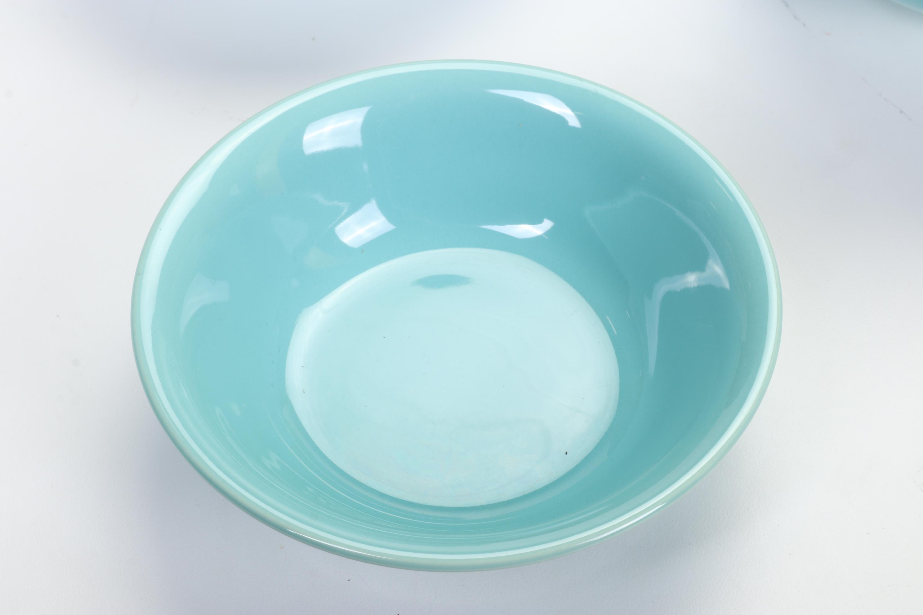 Franciscan  Earthenware "El Patio" Turquoise Dinnerware, 1934-1950