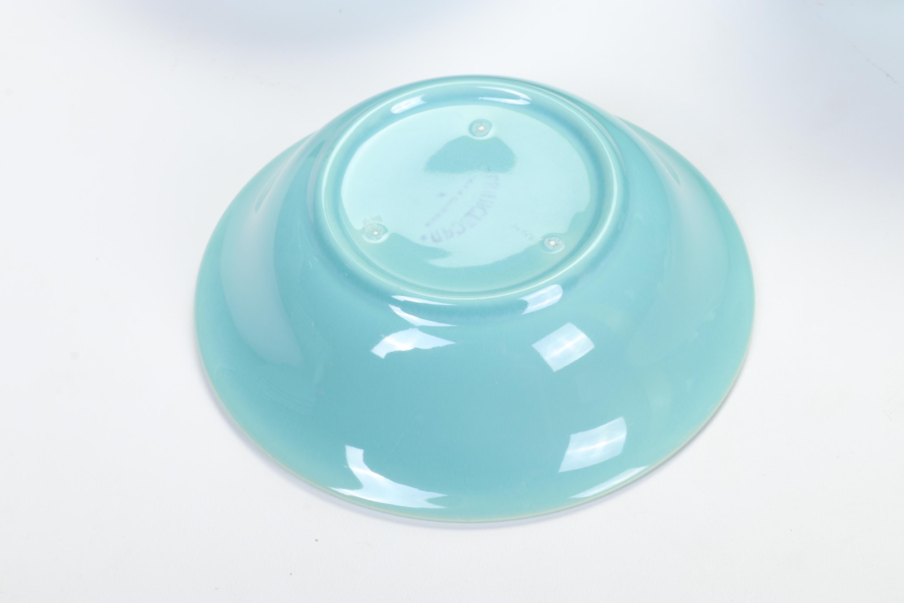 Franciscan  Earthenware "El Patio" Turquoise Dinnerware, 1934-1950