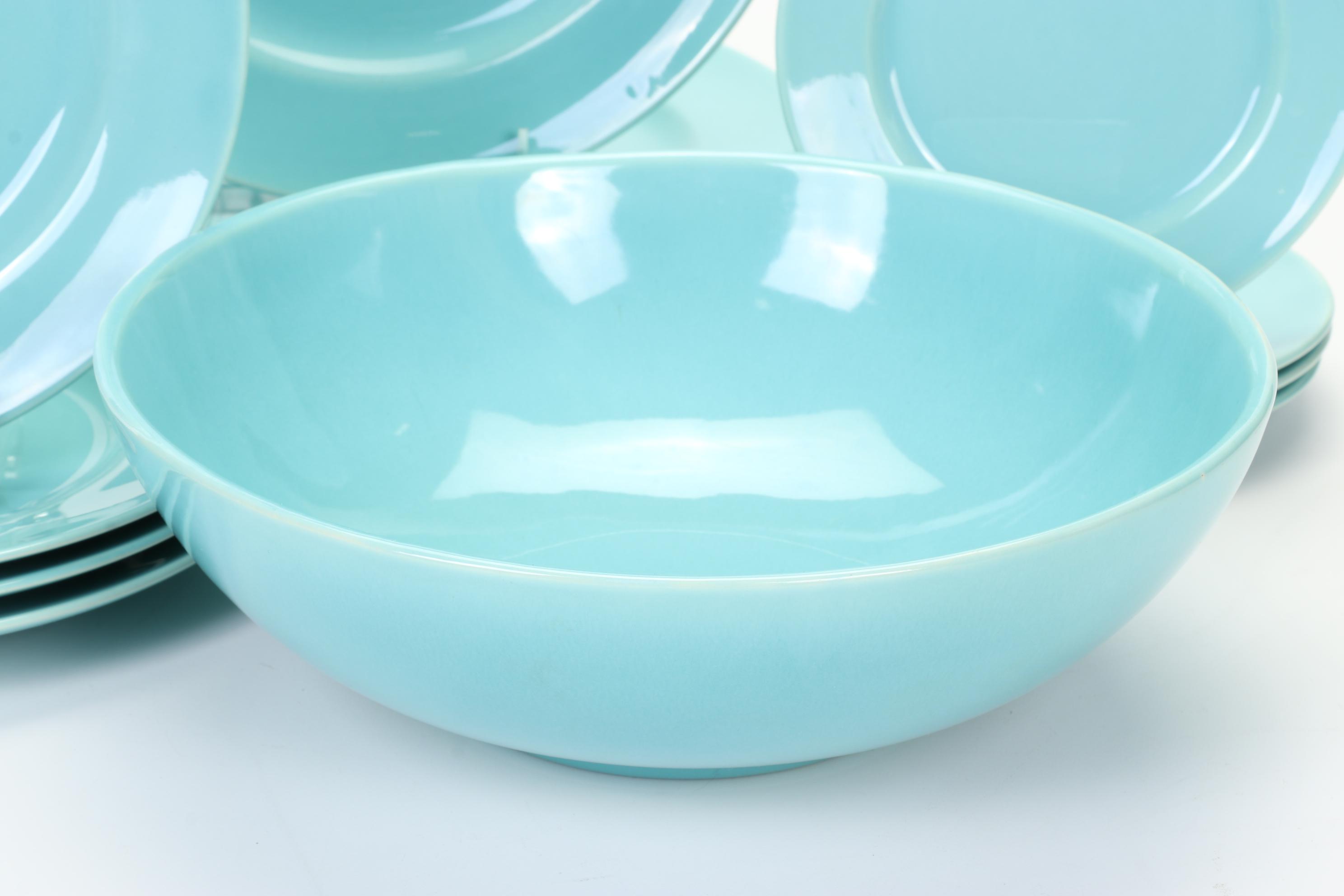Franciscan  Earthenware "El Patio" Turquoise Dinnerware, 1934-1950