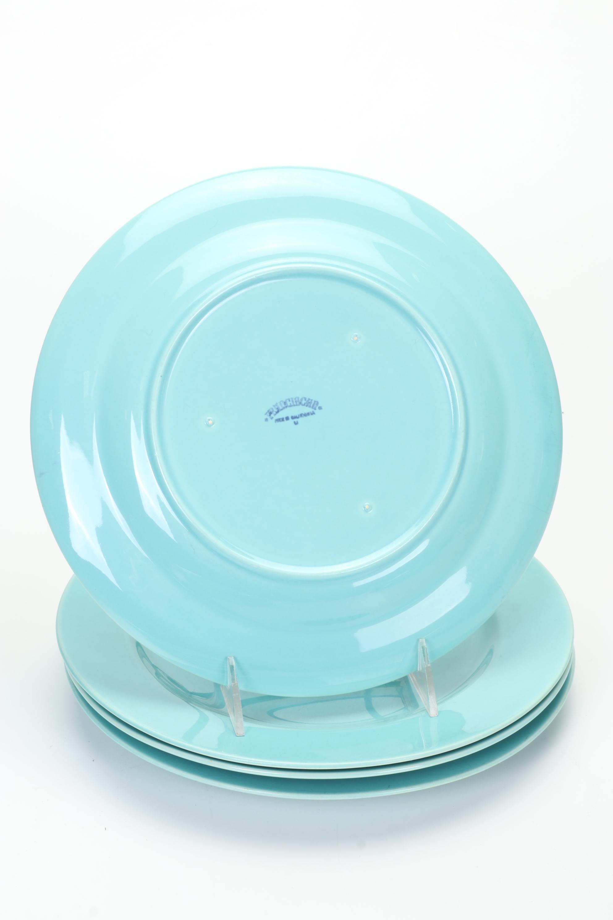 Franciscan  Earthenware "El Patio" Turquoise Dinnerware, 1934-1950