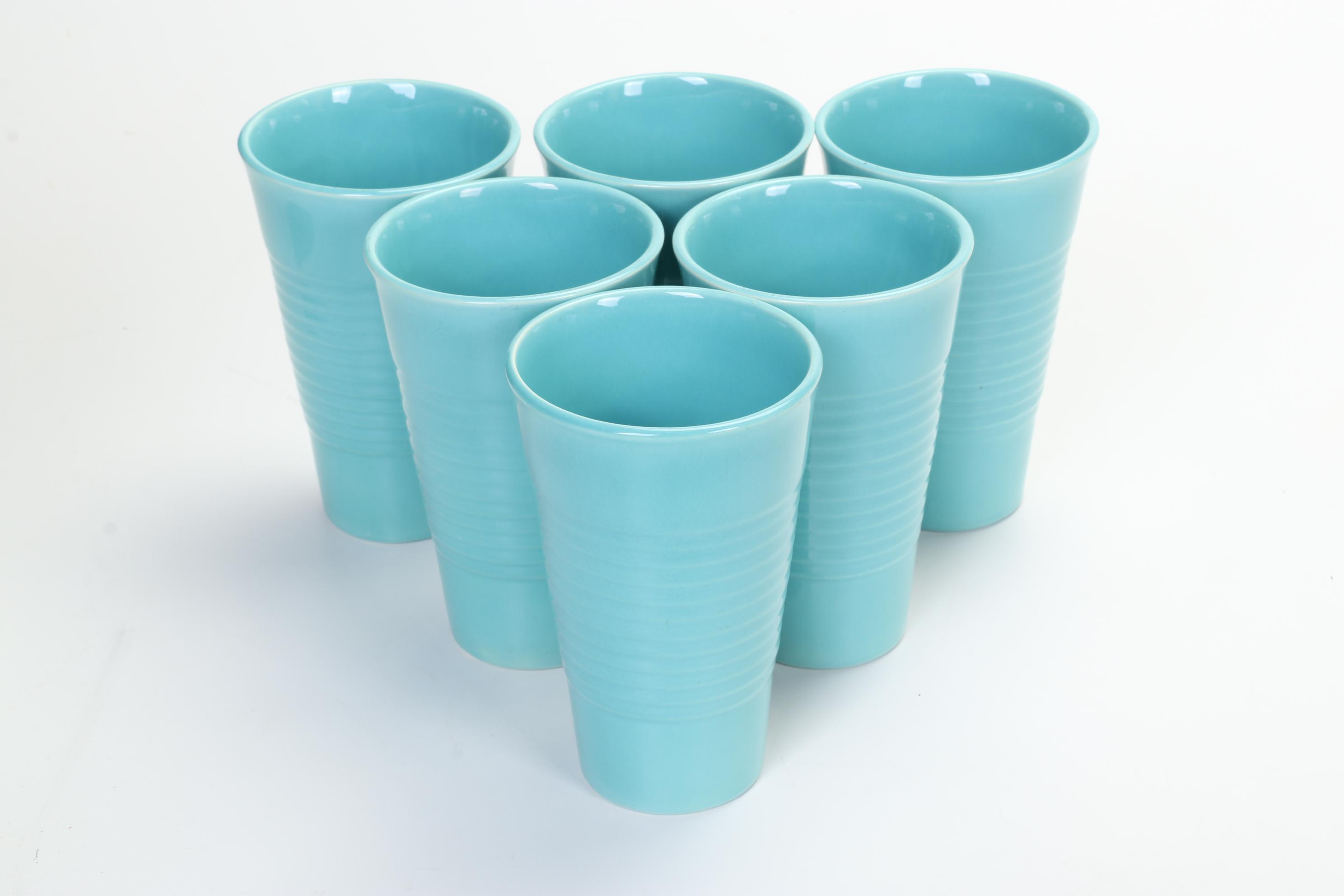 Franciscan  Earthenware "El Patio" Turquoise Dinnerware, 1934-1950