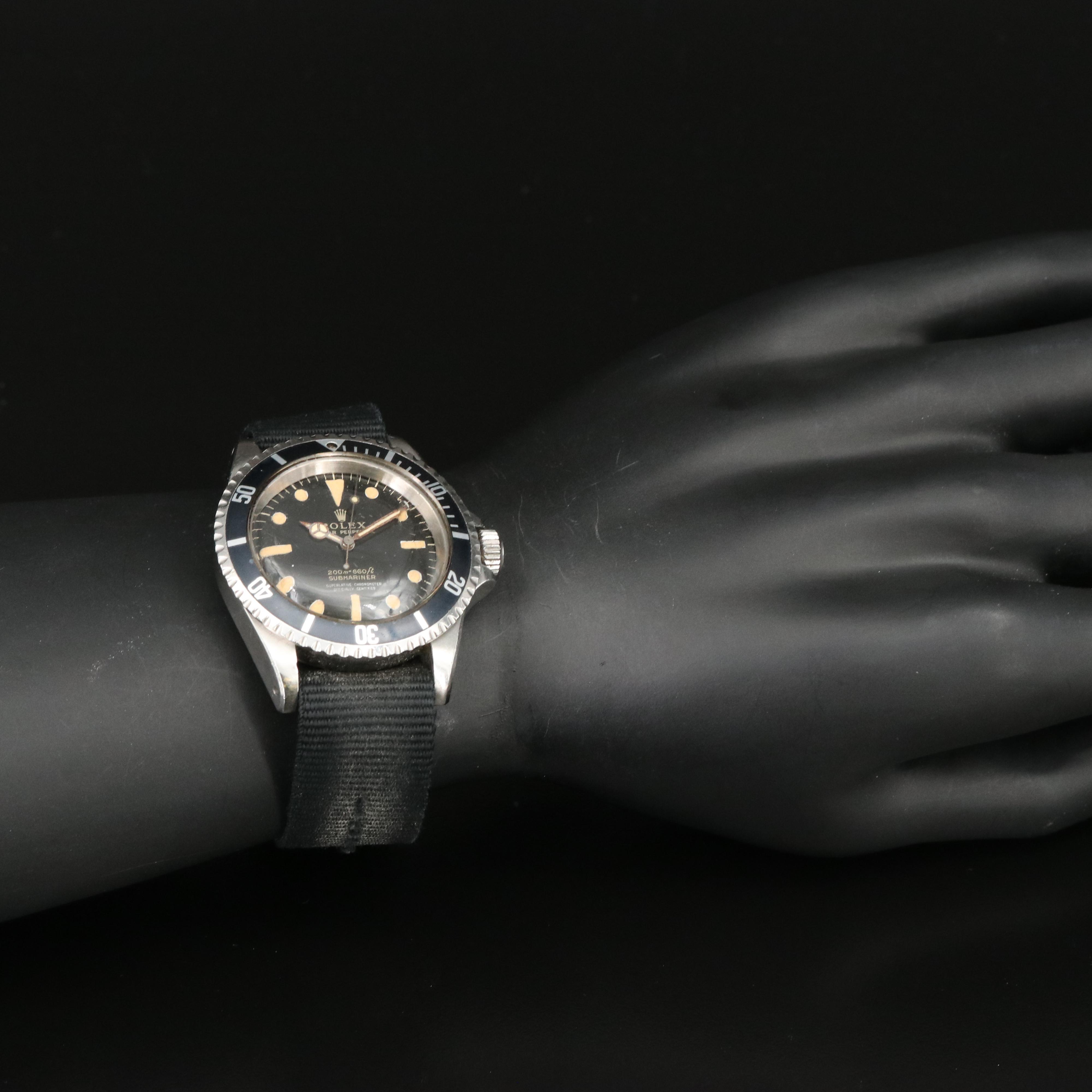 1965 Rolex Submariner Stainless Steel Watch