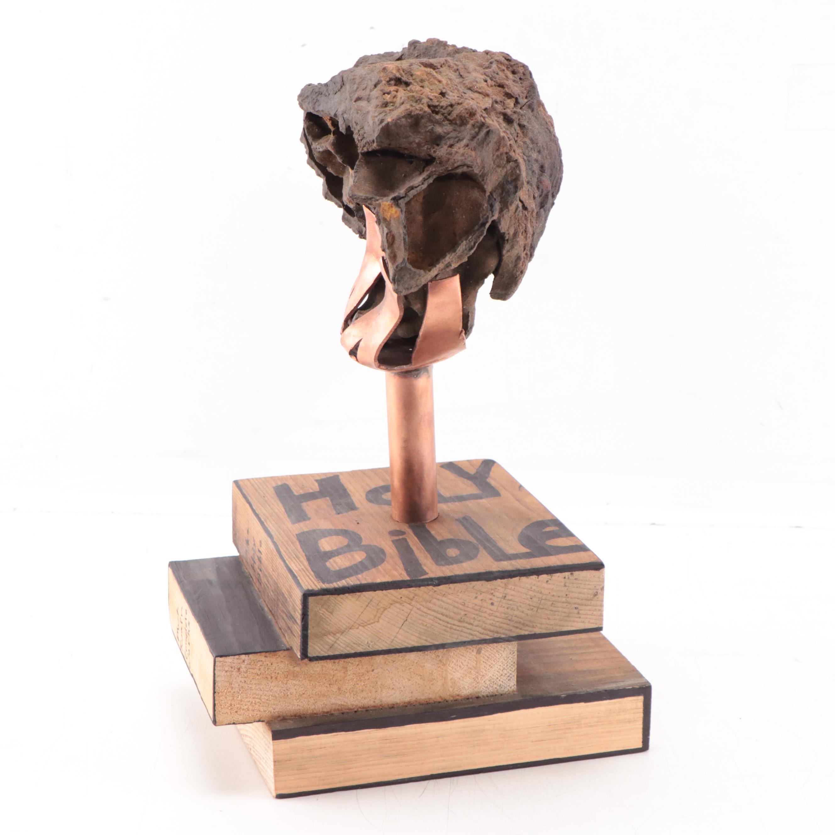 Abstract Mixed Media Sculpture, Late 20th Century