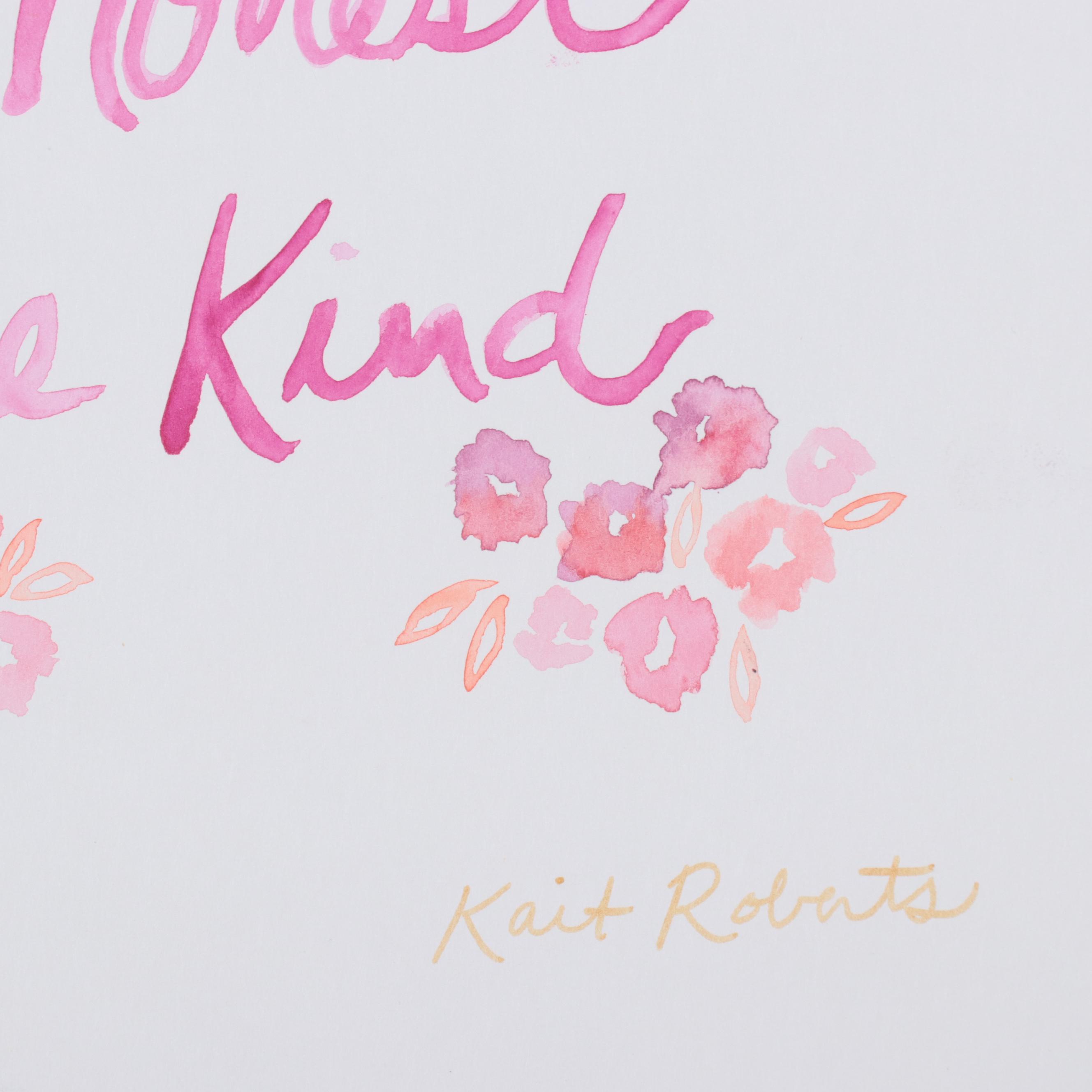 Kait Roberts Floral Mixed Media Drawings, 2020