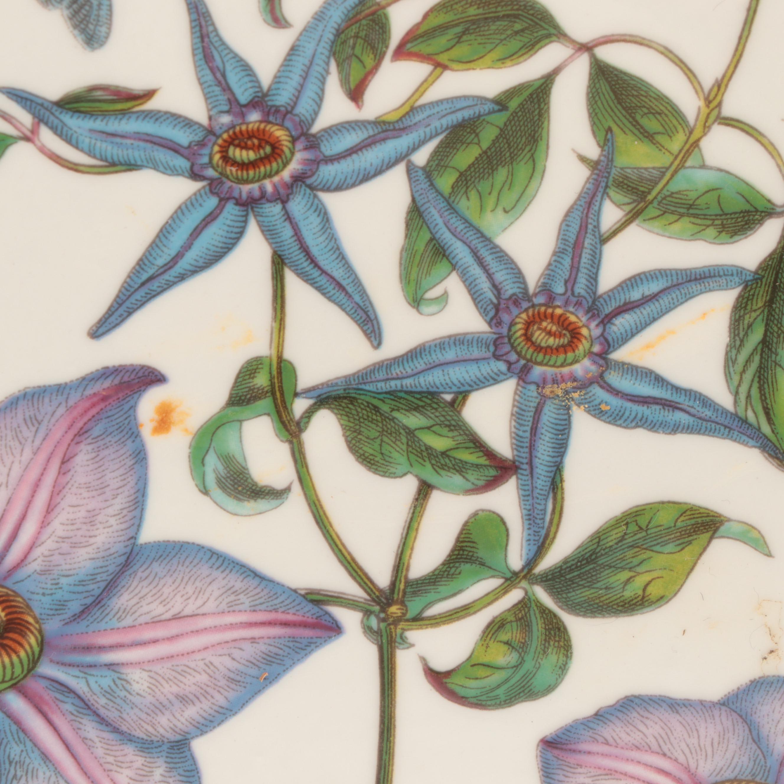 Portmeirion "Botanic Garden" Ceramic Oval Baking Dishes