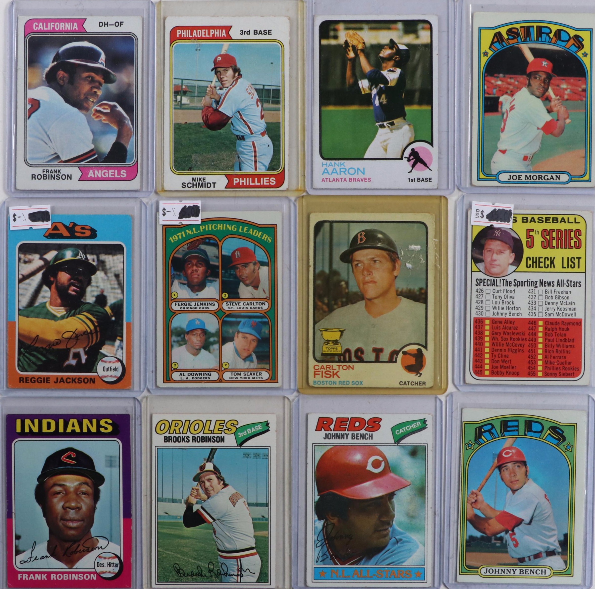 Topps Baseball Cards With Bench, Ryan, Seaver, More HOFers, 1970s