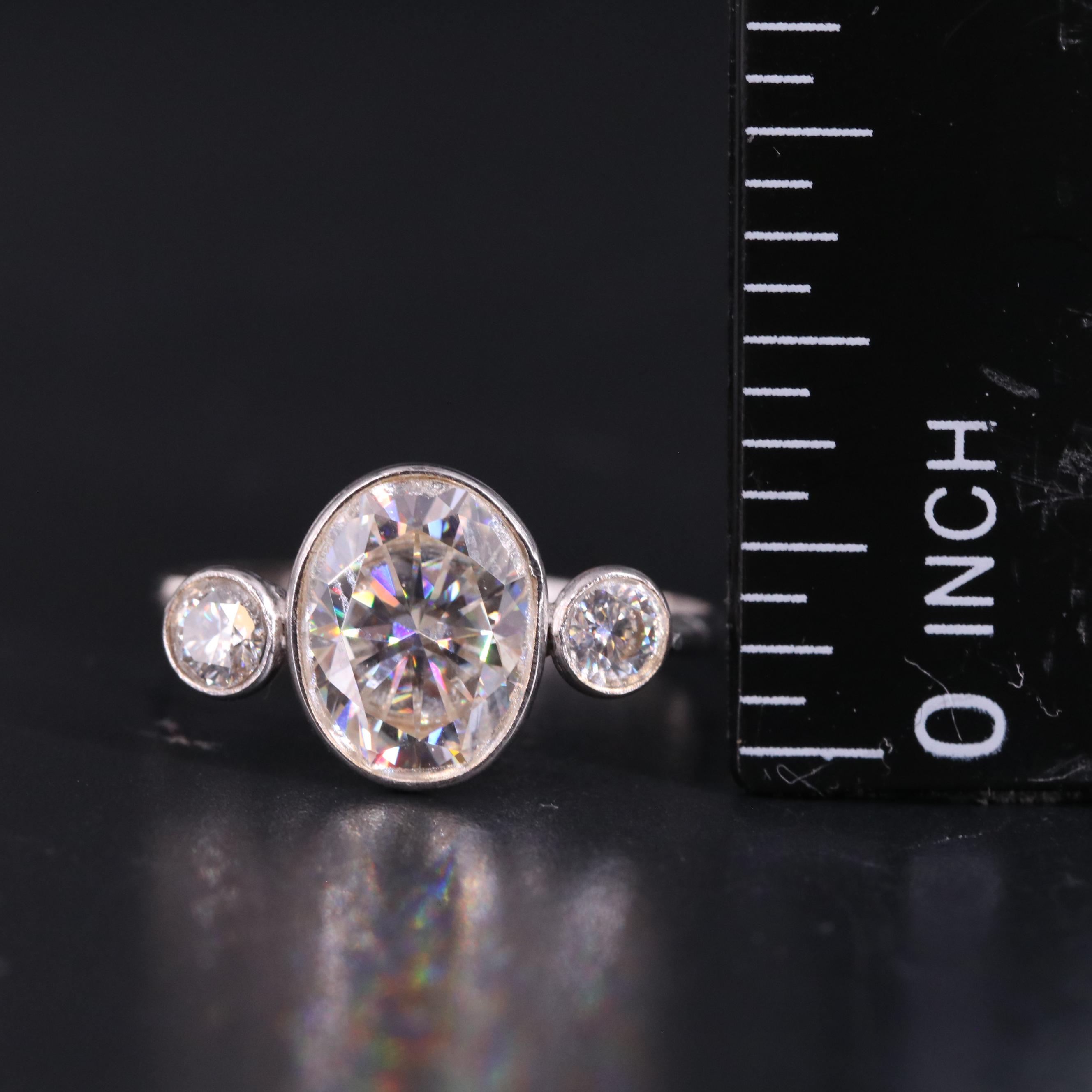 14K Moissanite Ring