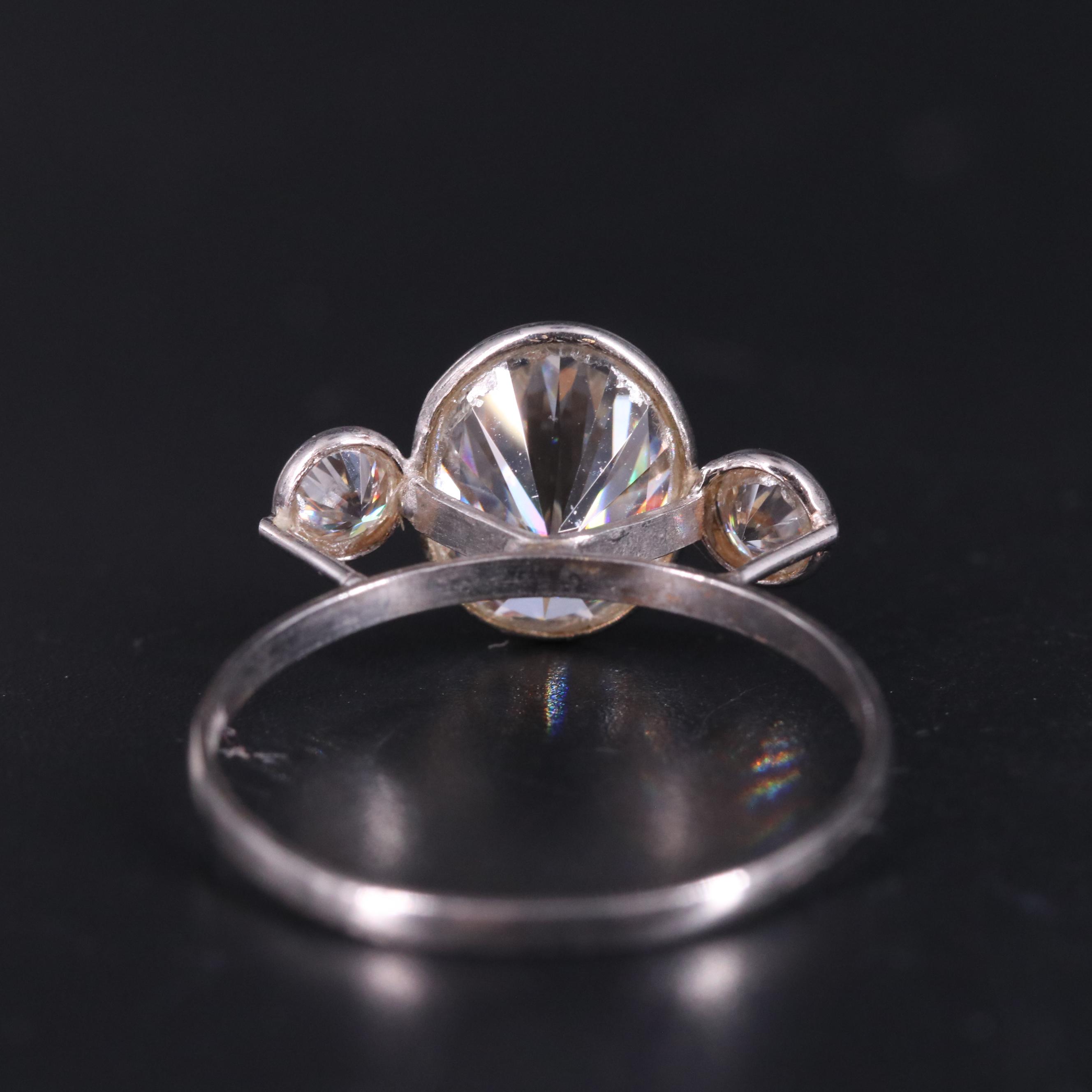 14K Moissanite Ring