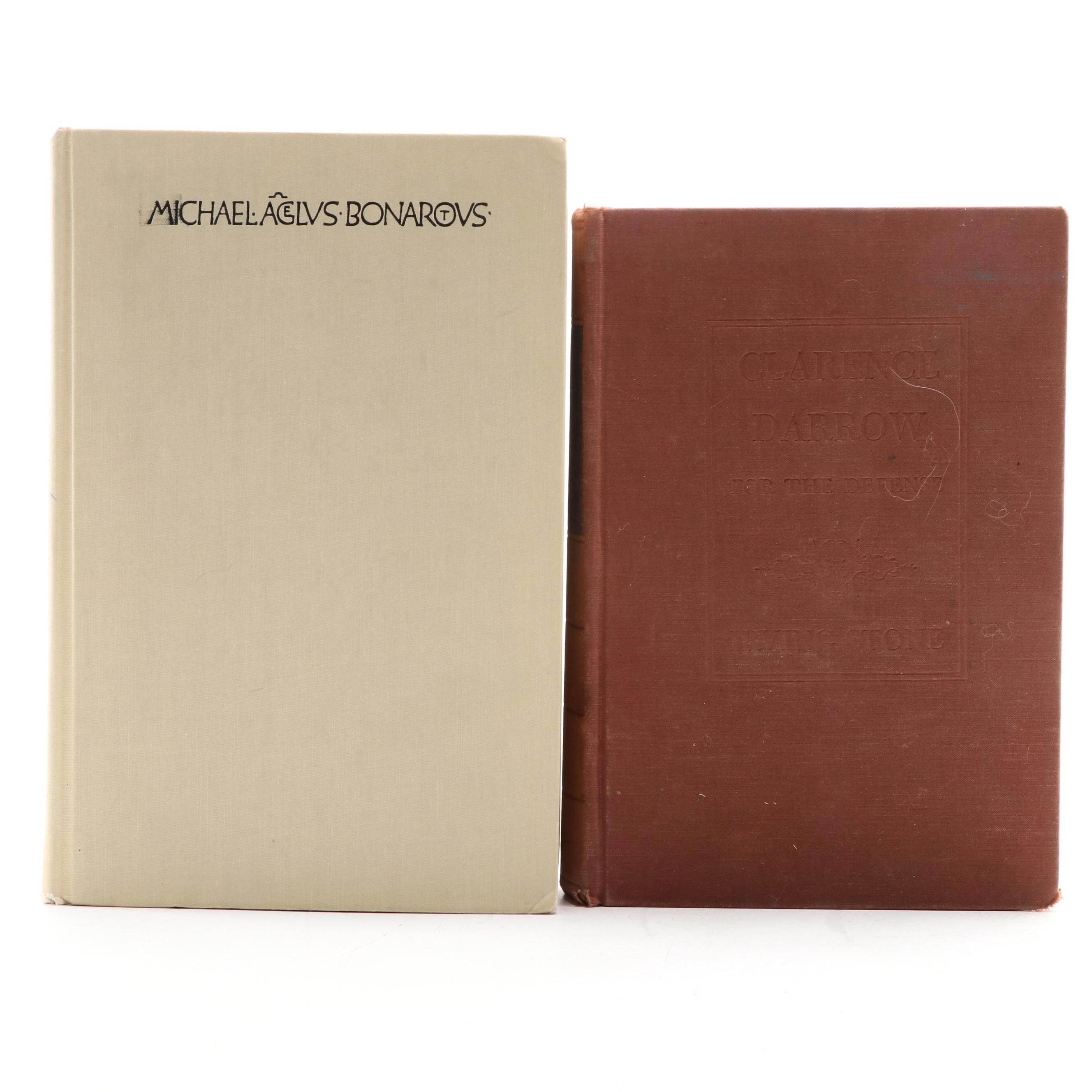 Signed "The Agony and the Ecstasy" and More by Irving Stone