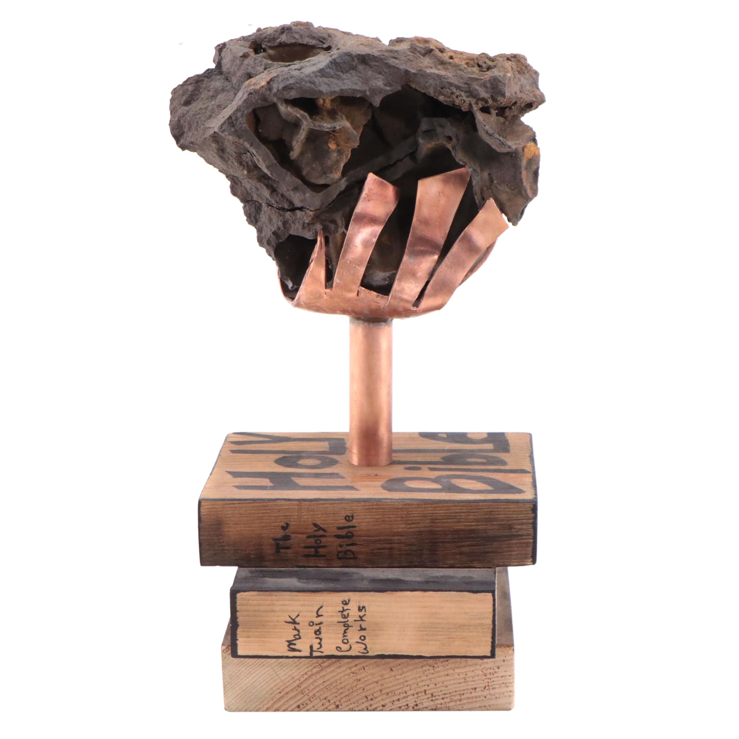 Abstract Mixed Media Sculpture, Late 20th Century