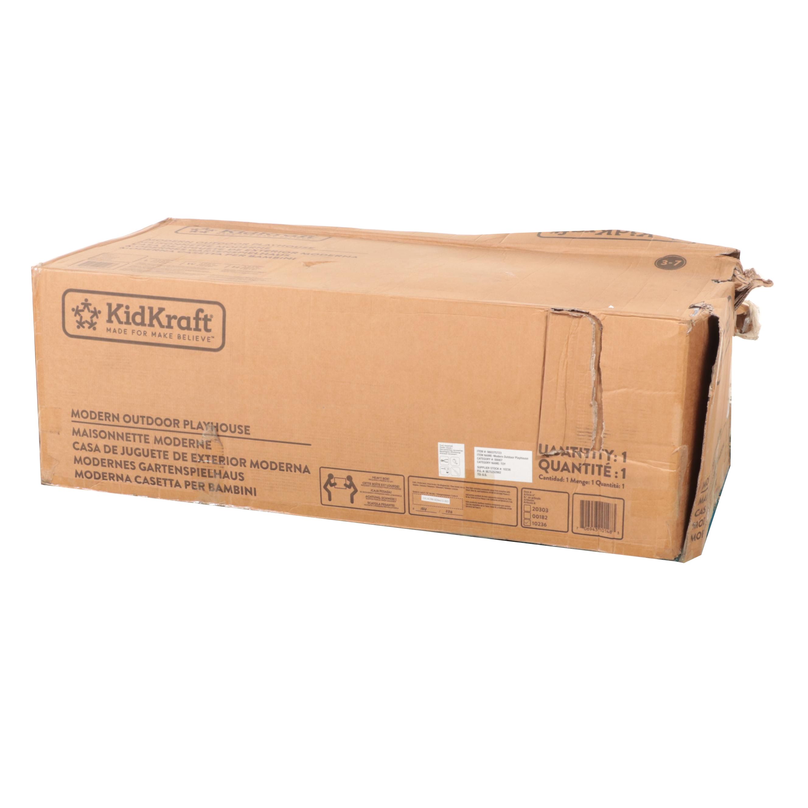 KidKraft Modern Wooden Outdoor Playhouse