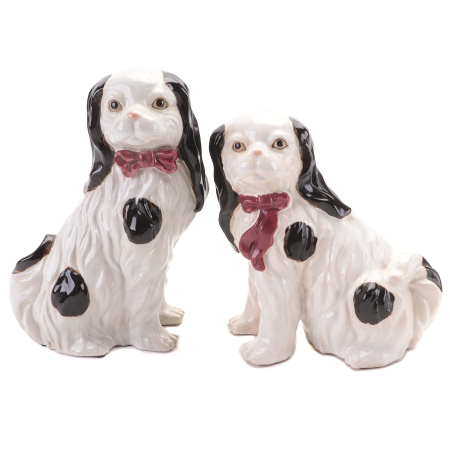 Staffordshire Style Ceramic Dog Figurines