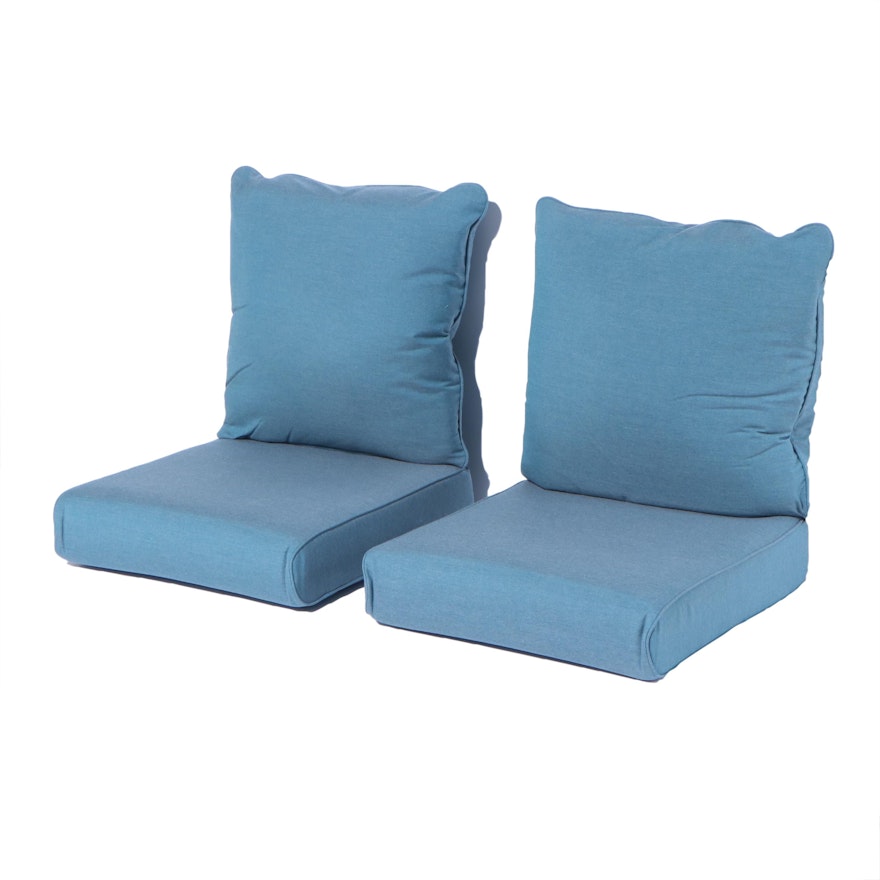 Two Member's Mark Deep Seating Patio Cushions in Sunbrella Fabric