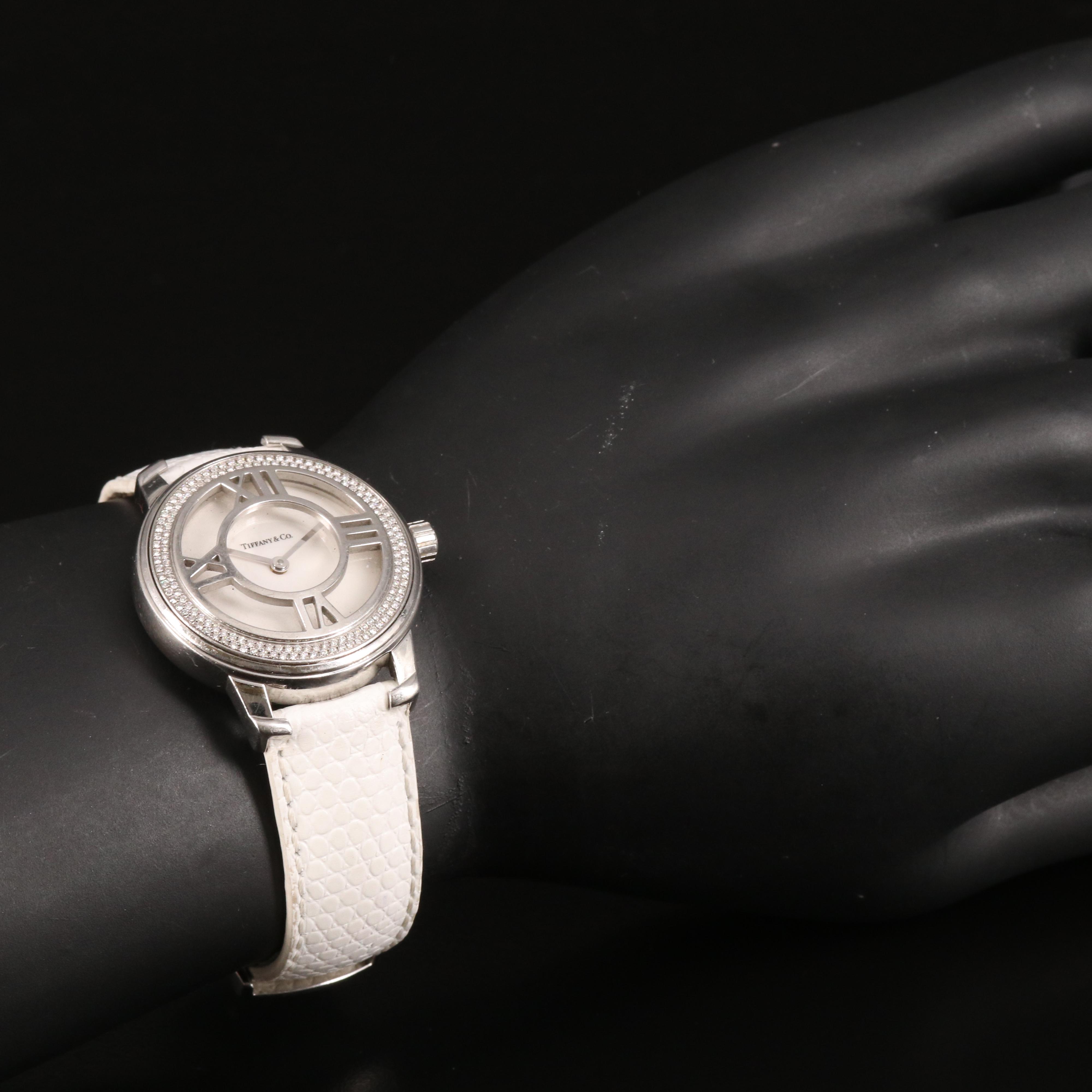 Diamond Bezel Tiffany & Co. Atlas Watch