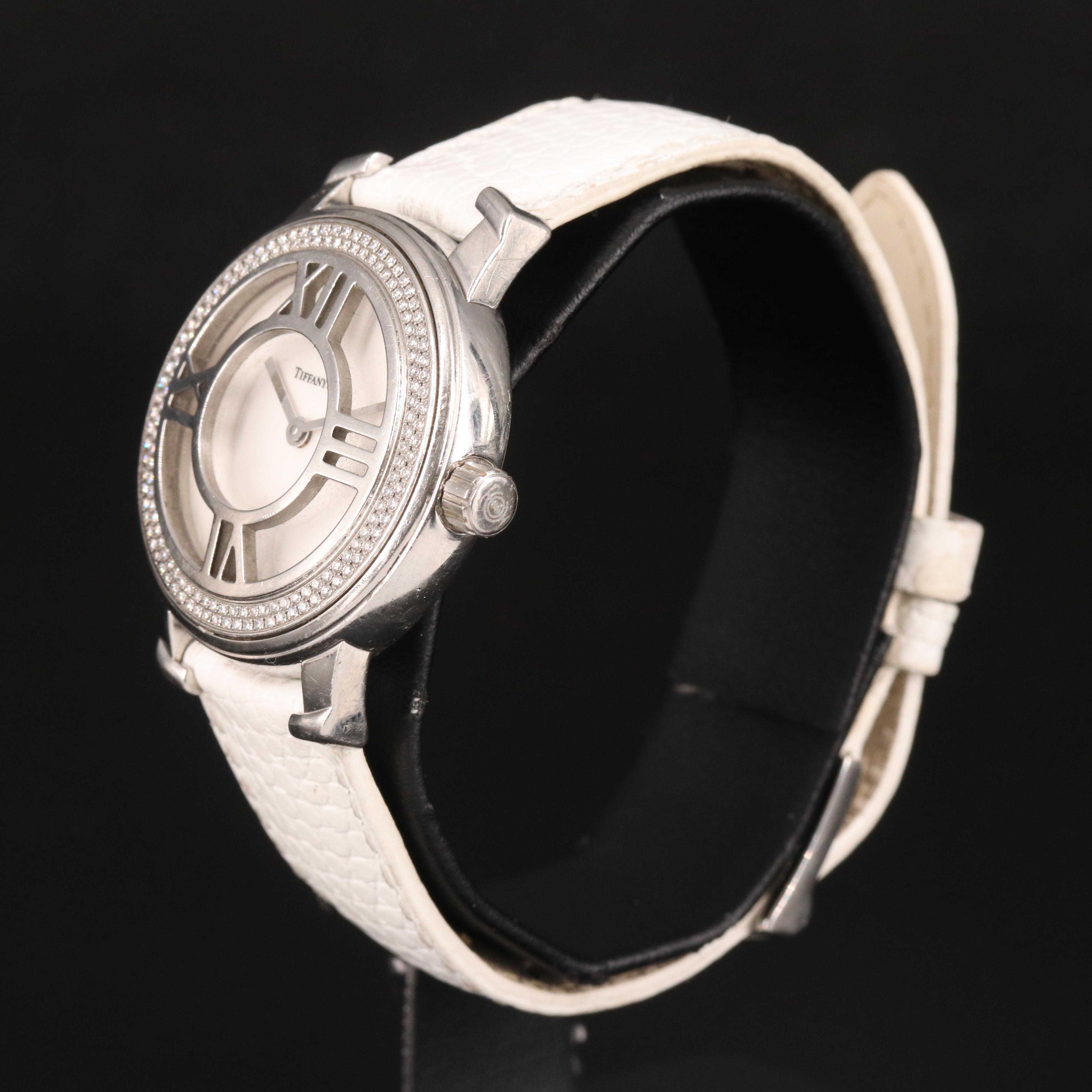 Diamond Bezel Tiffany & Co. Atlas Watch