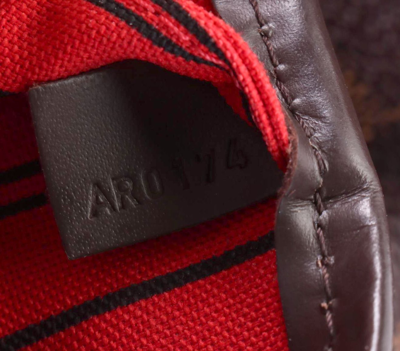 Louis Vuitton Neverfull PM in Damier Ebene Canvas and Dark Brown Leather