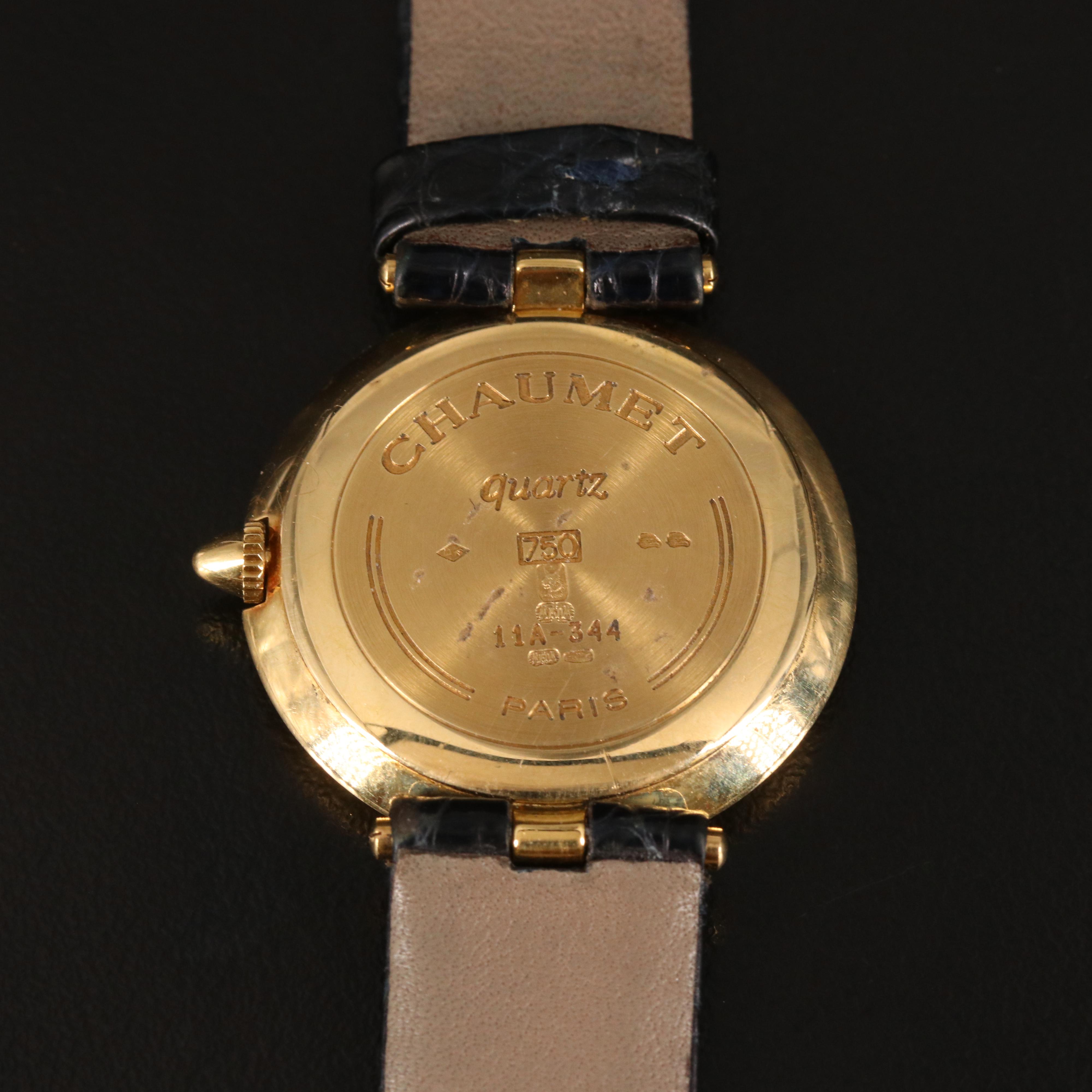 18K Chaumet Jump Hour Quartz Watch