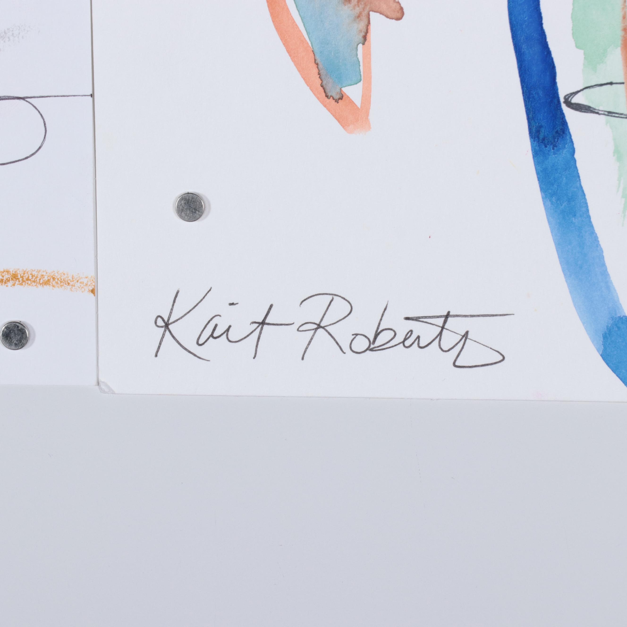 Kait Roberts Floral Watercolor Paintings, 21st Century