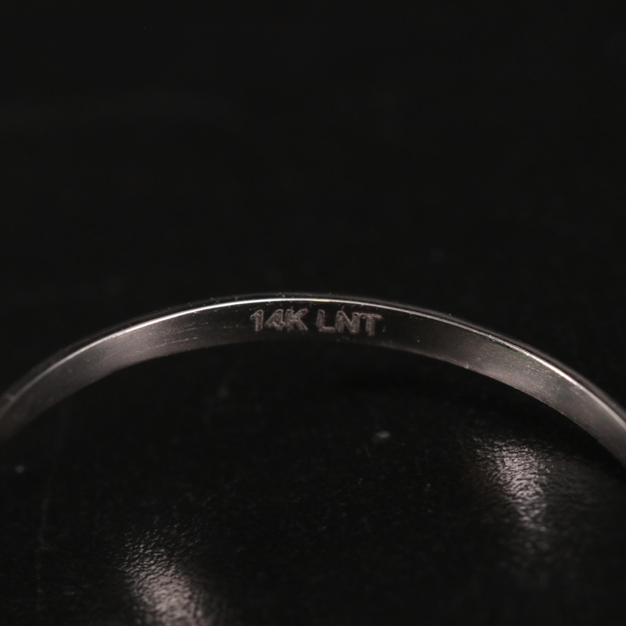 14K Emerald and Moissanite Ring