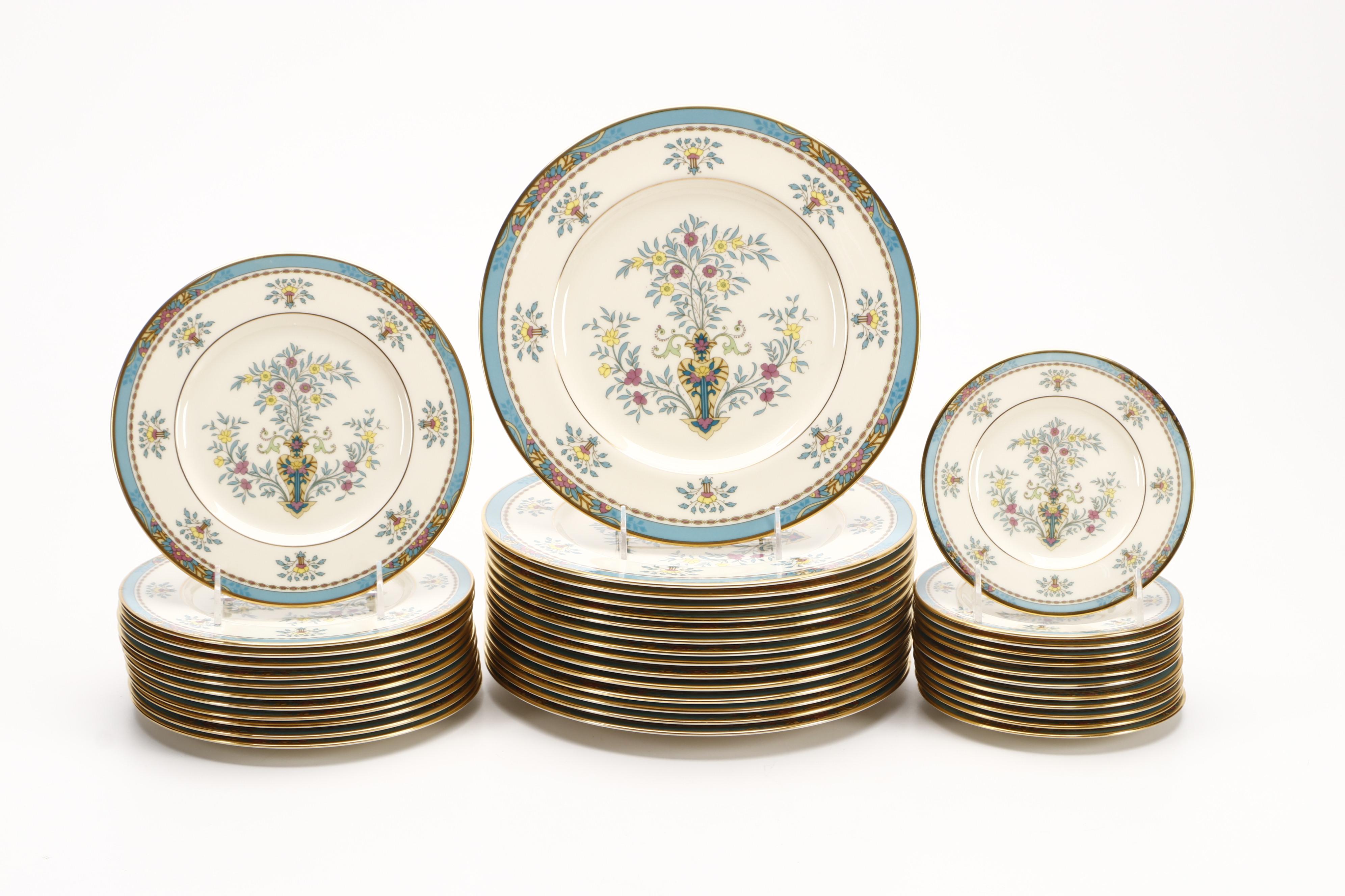 Lenox "Blue Tree" Ceramic Dinnerware, Late 20th Century