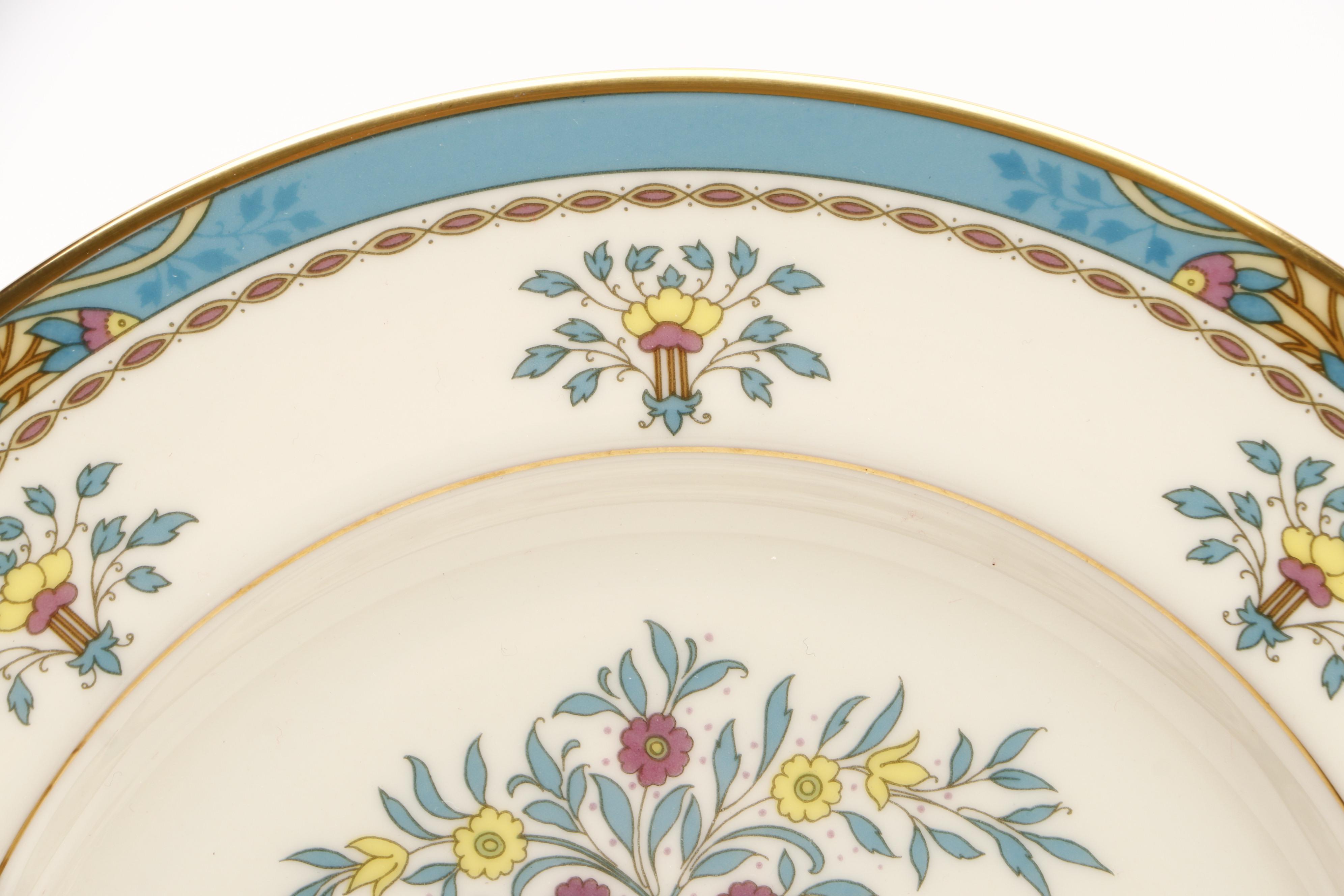 Lenox "Blue Tree" Ceramic Dinnerware, Late 20th Century