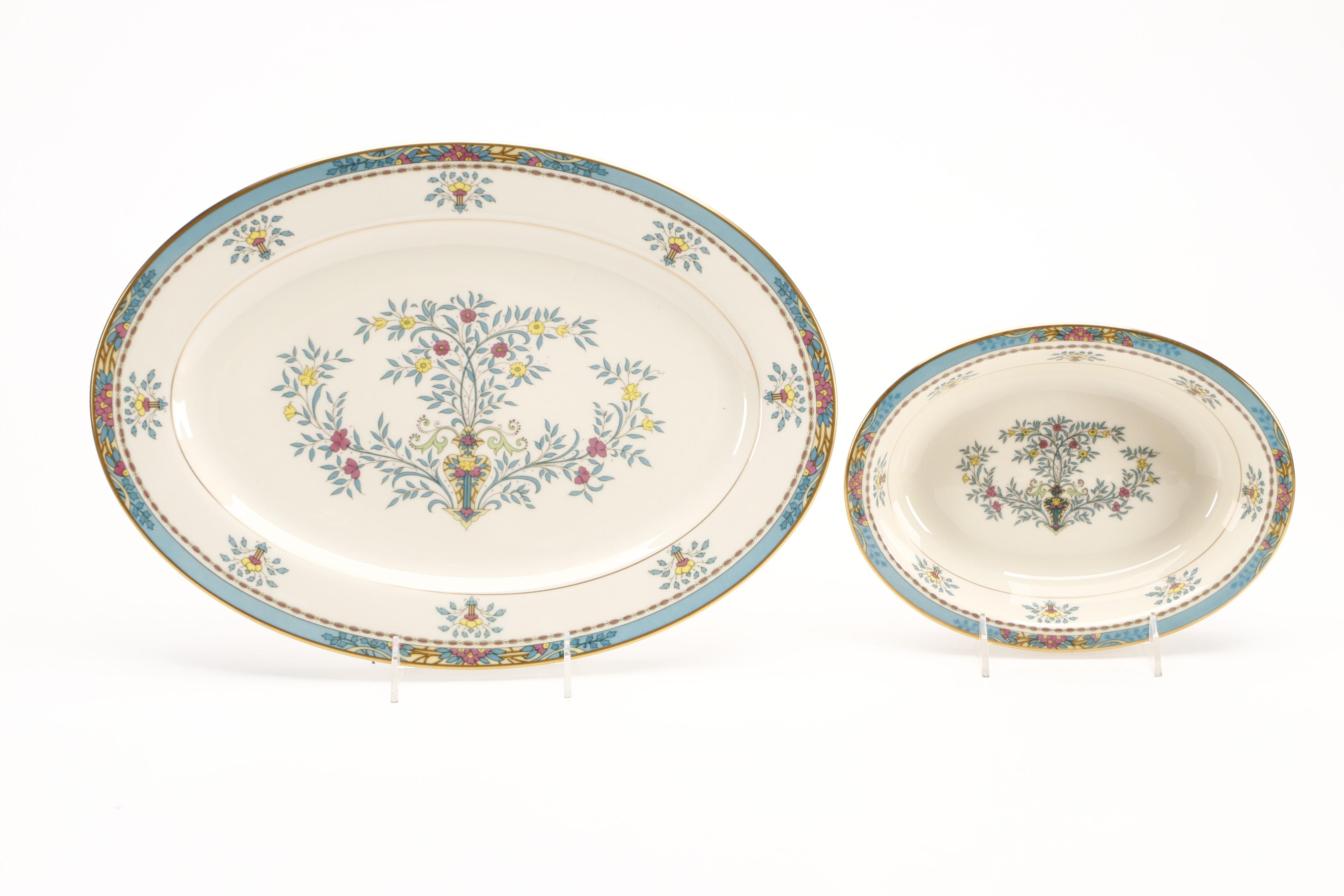 Lenox "Blue Tree" Ceramic Dinnerware, Late 20th Century