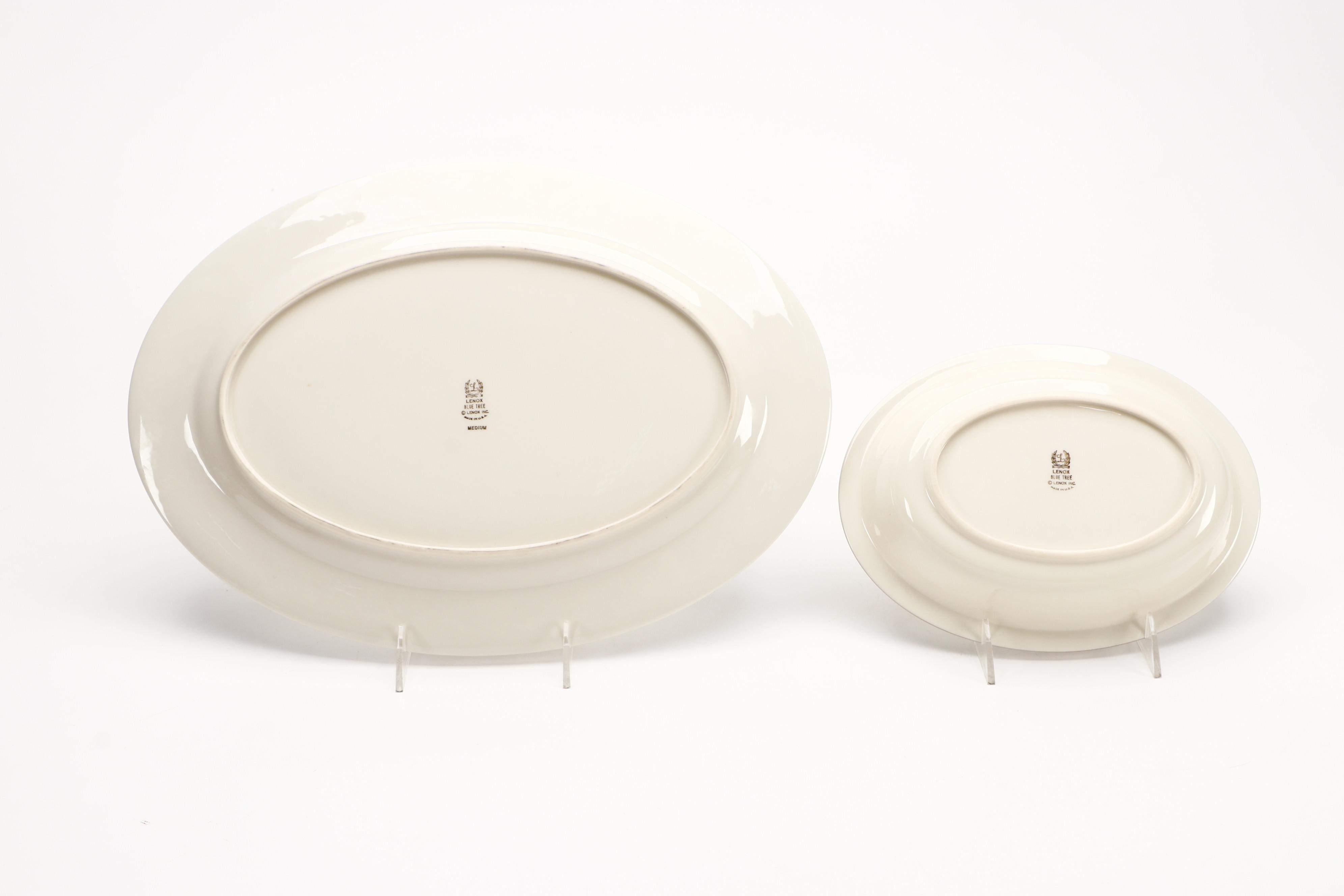 Lenox "Blue Tree" Ceramic Dinnerware, Late 20th Century