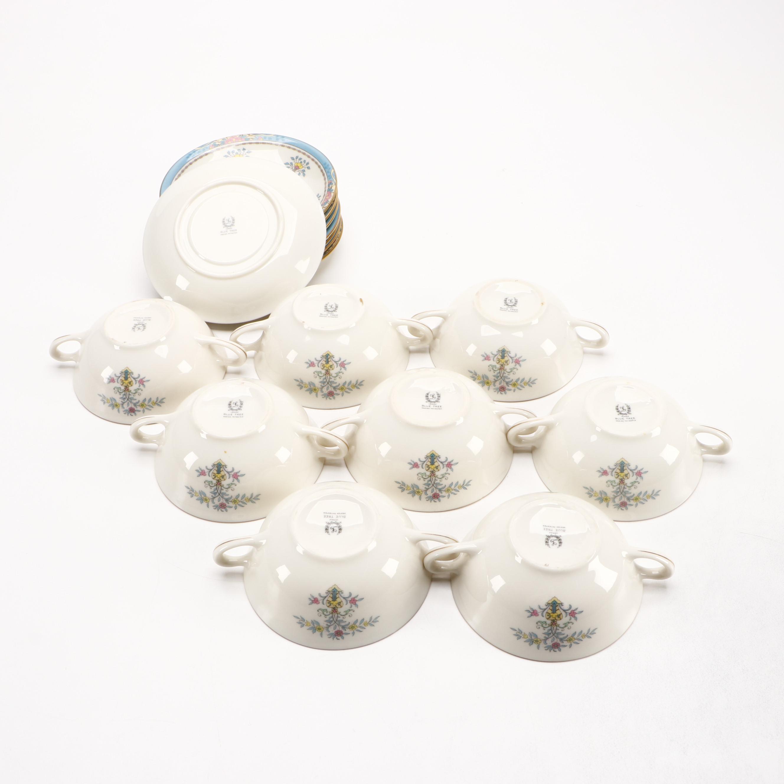 Lenox "Blue Tree" Ceramic Dinnerware, Late 20th Century