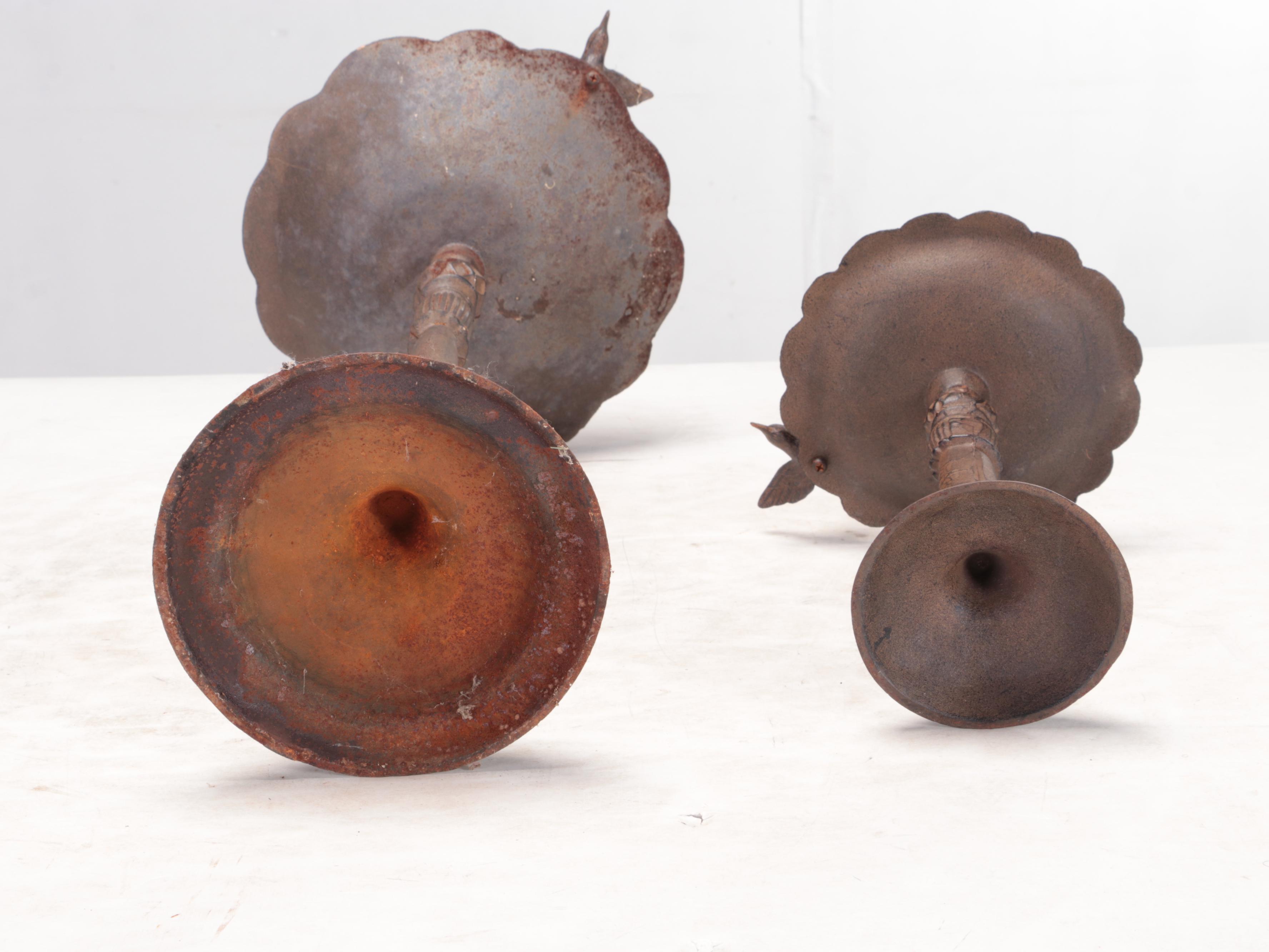 Victorian Style Cast Iron Bird Baths