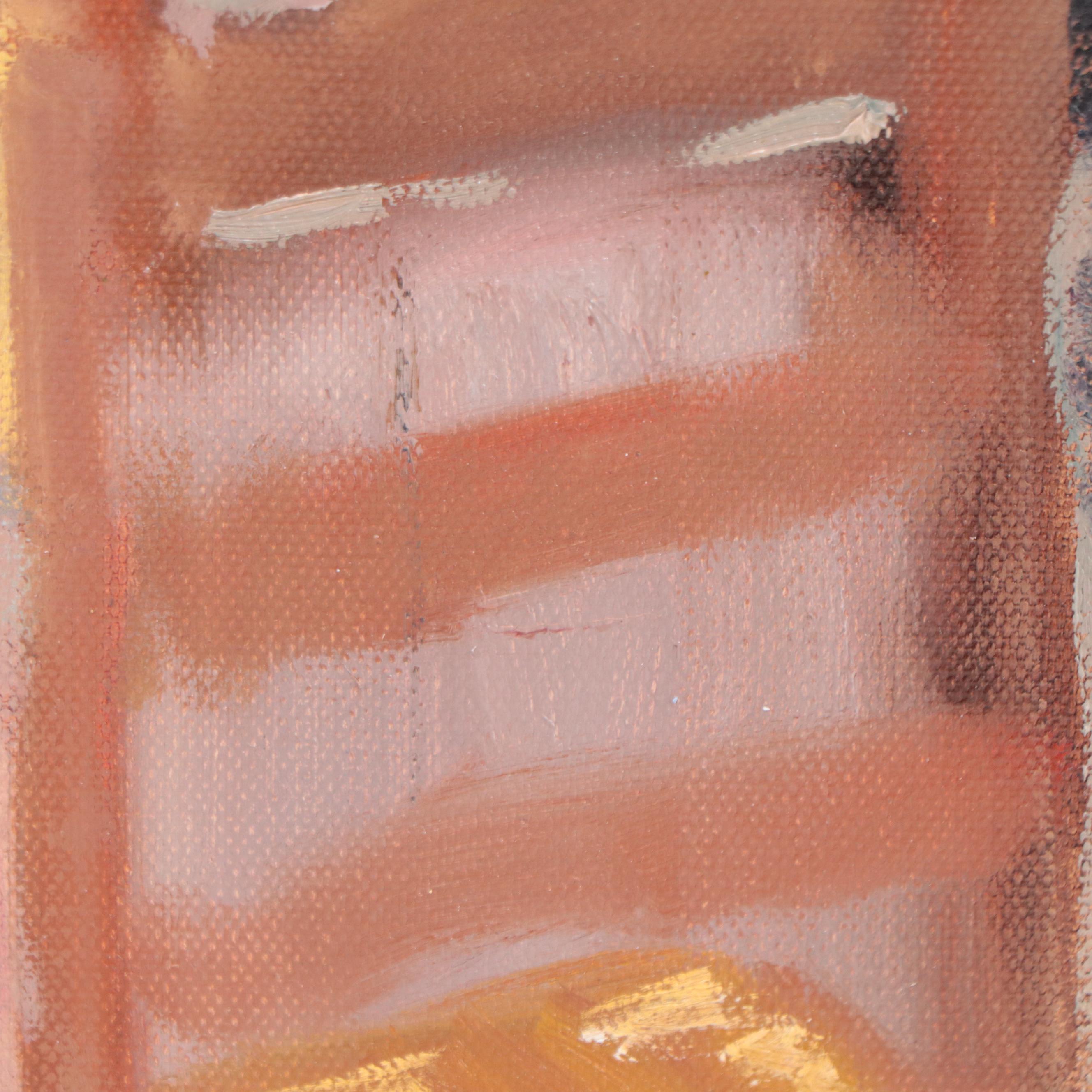 Sally Rosenbaum Oil Painting "Evening Thoughts," 21st Century