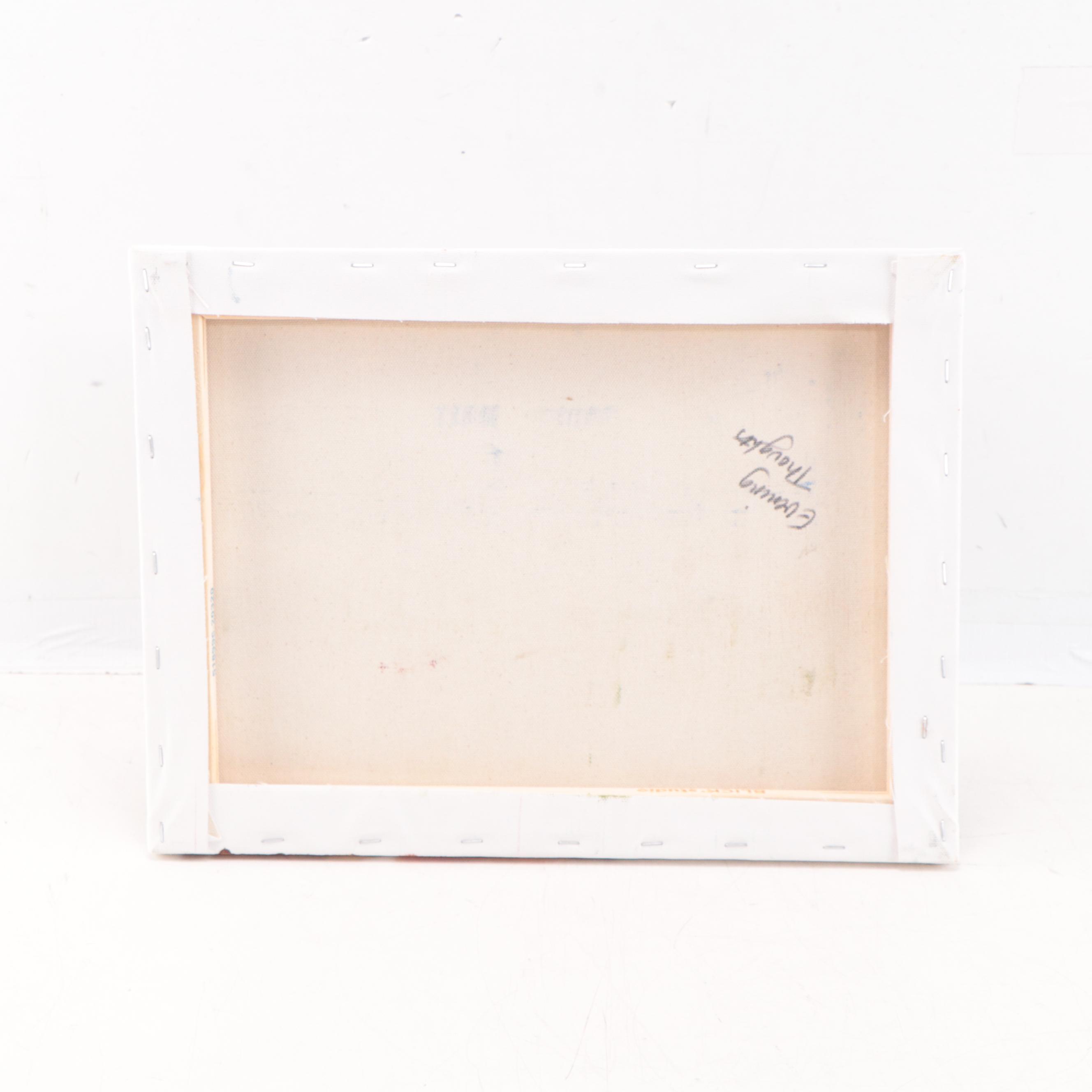 Sally Rosenbaum Oil Painting "Evening Thoughts," 21st Century