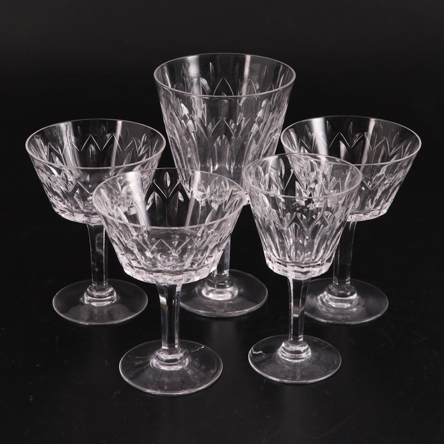Stuart Crystal Goblet, Coupes, and Cordial Glass