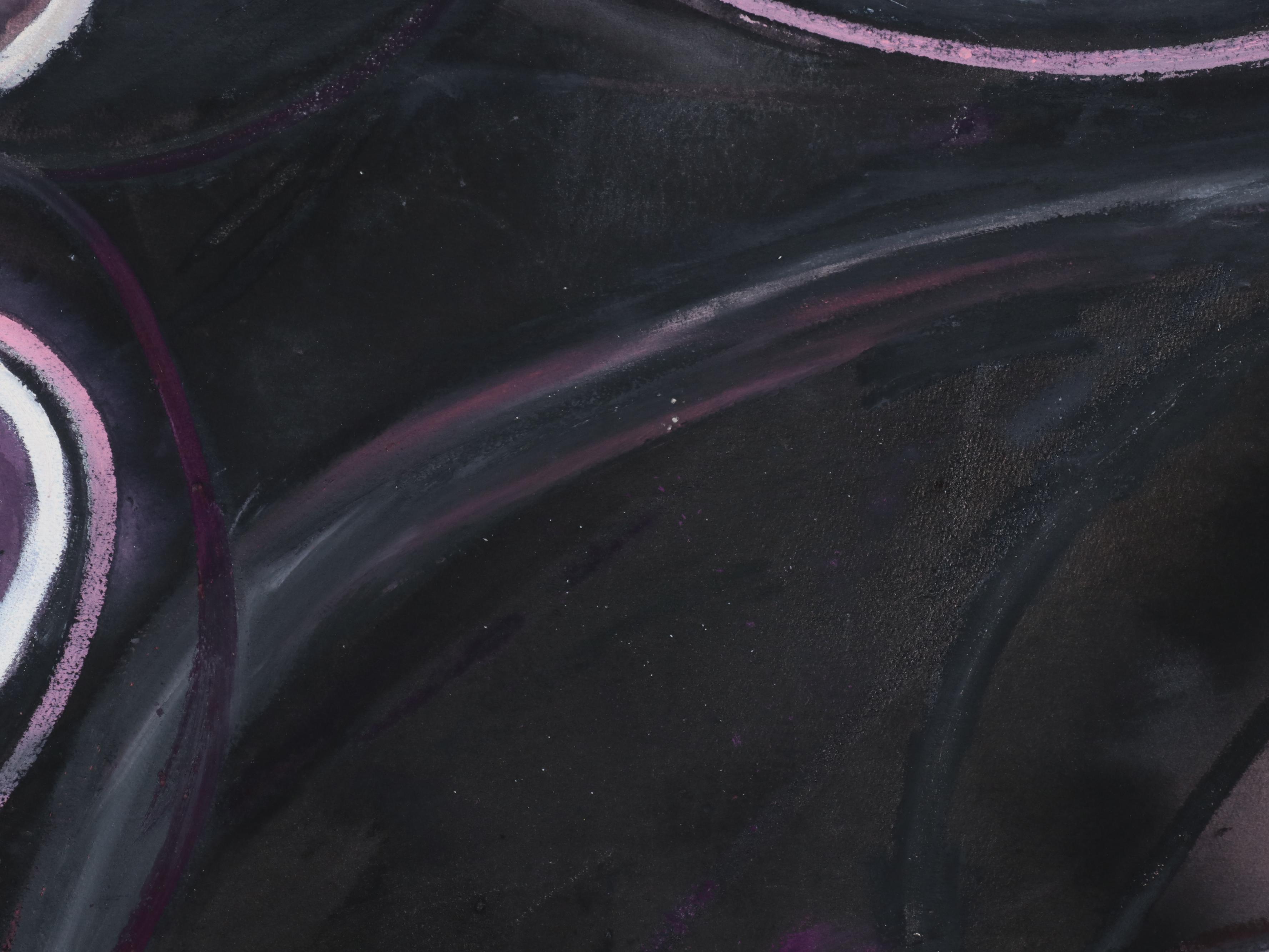 Bernyce Alpert Winick Large-Scale Abstract Mixed Media Painting