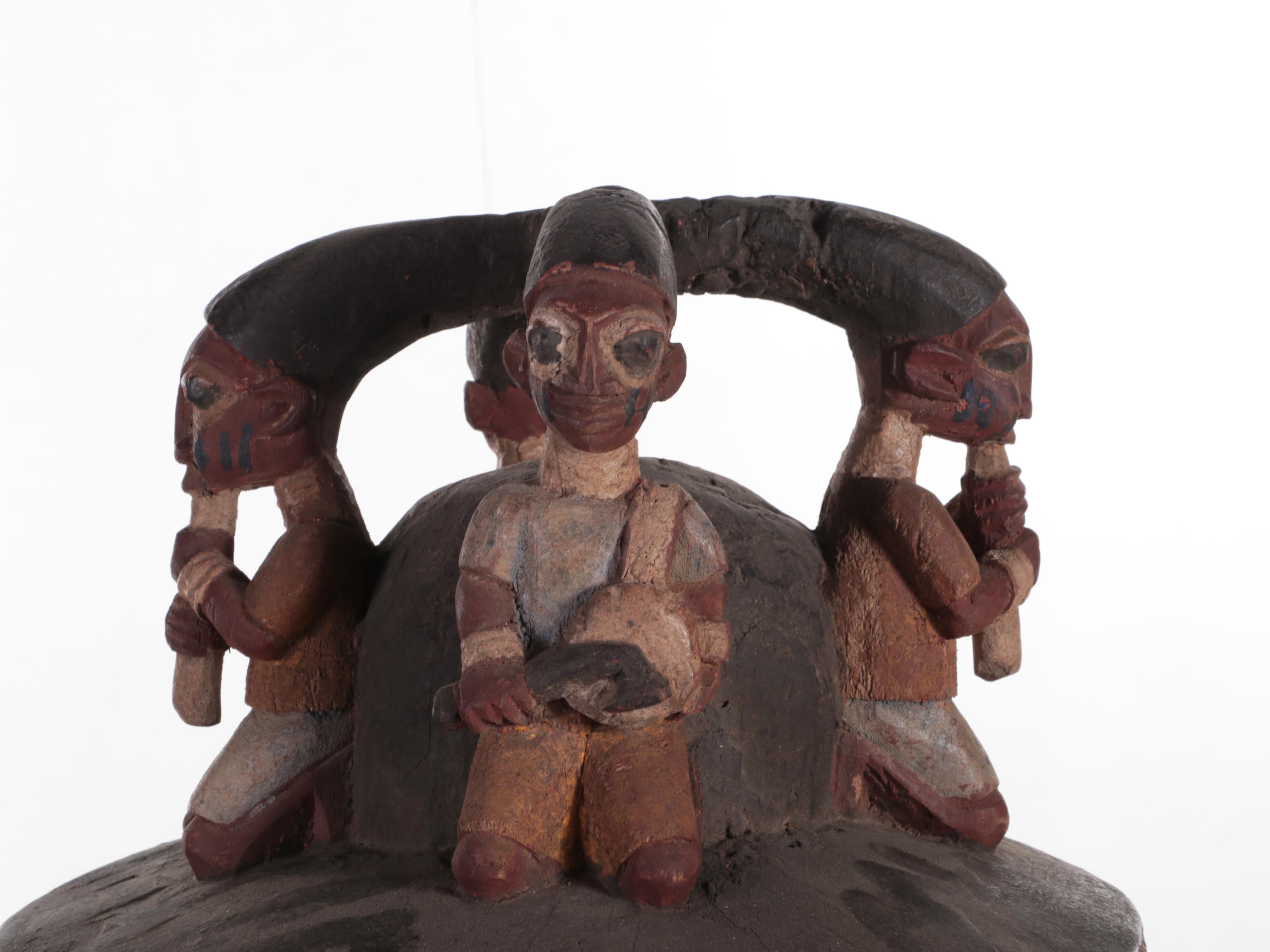 Yoruba Epa Style Helmet Mask, Nigeria