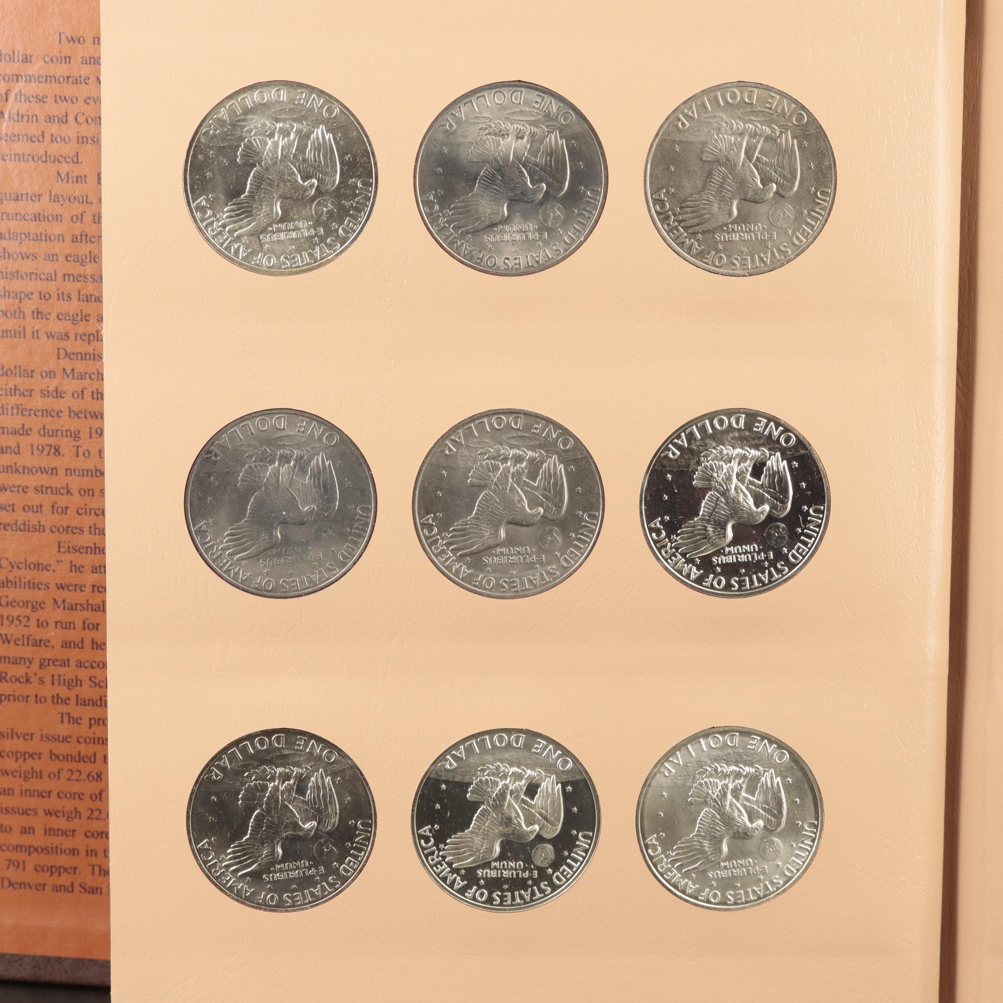 Complete Collection of Eisenhower Dollars From 1971-1978