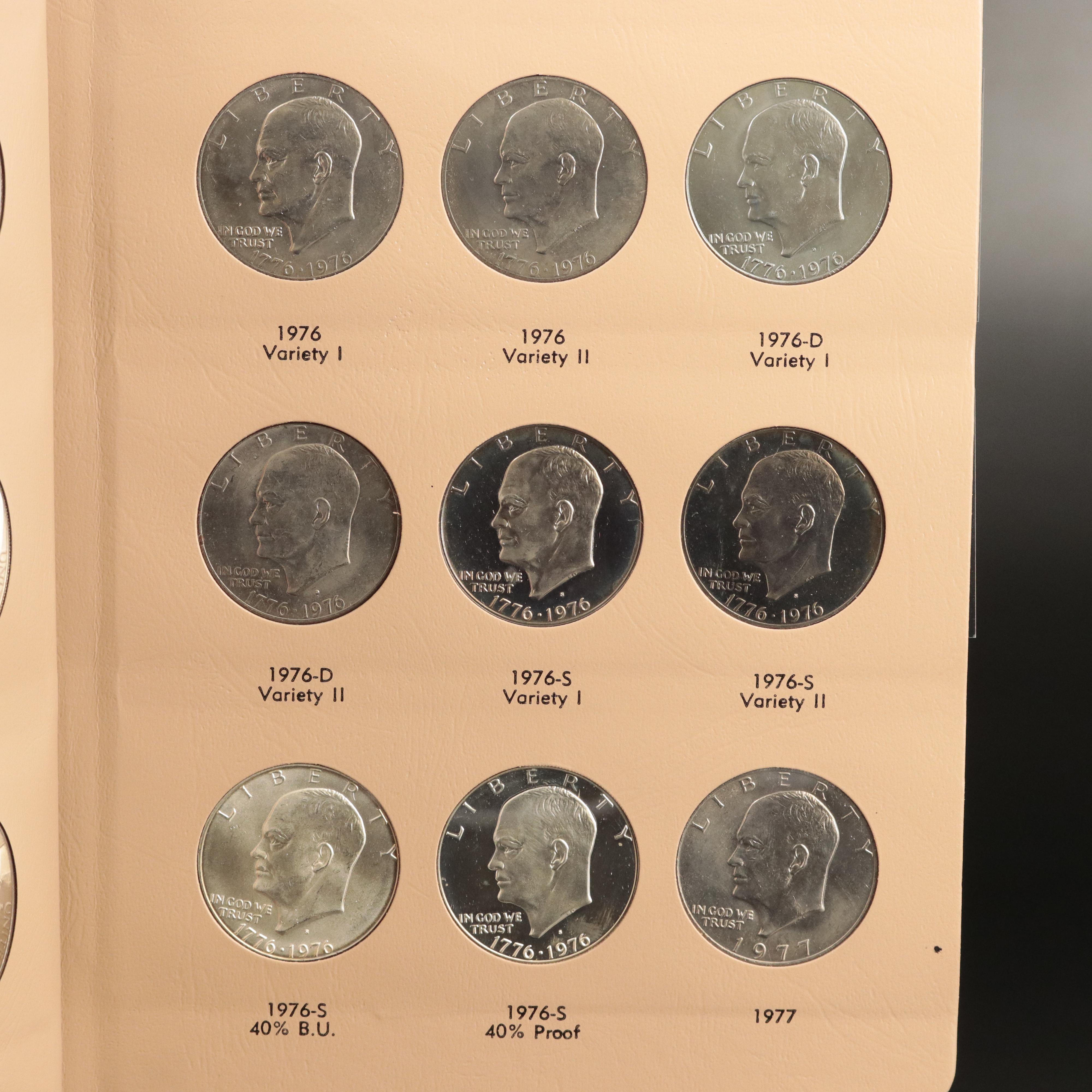 Complete Collection of Eisenhower Dollars From 1971-1978