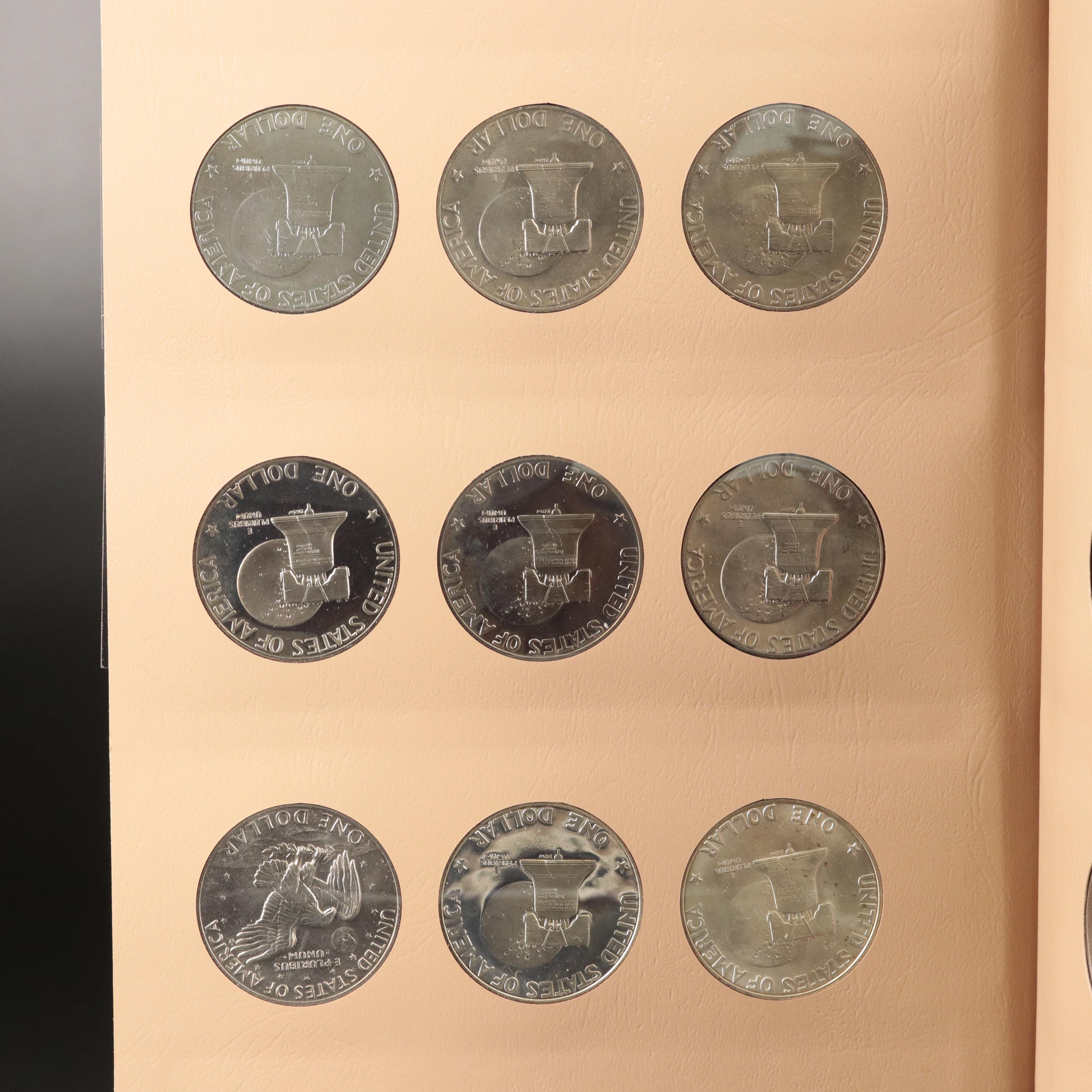 Complete Collection of Eisenhower Dollars From 1971-1978