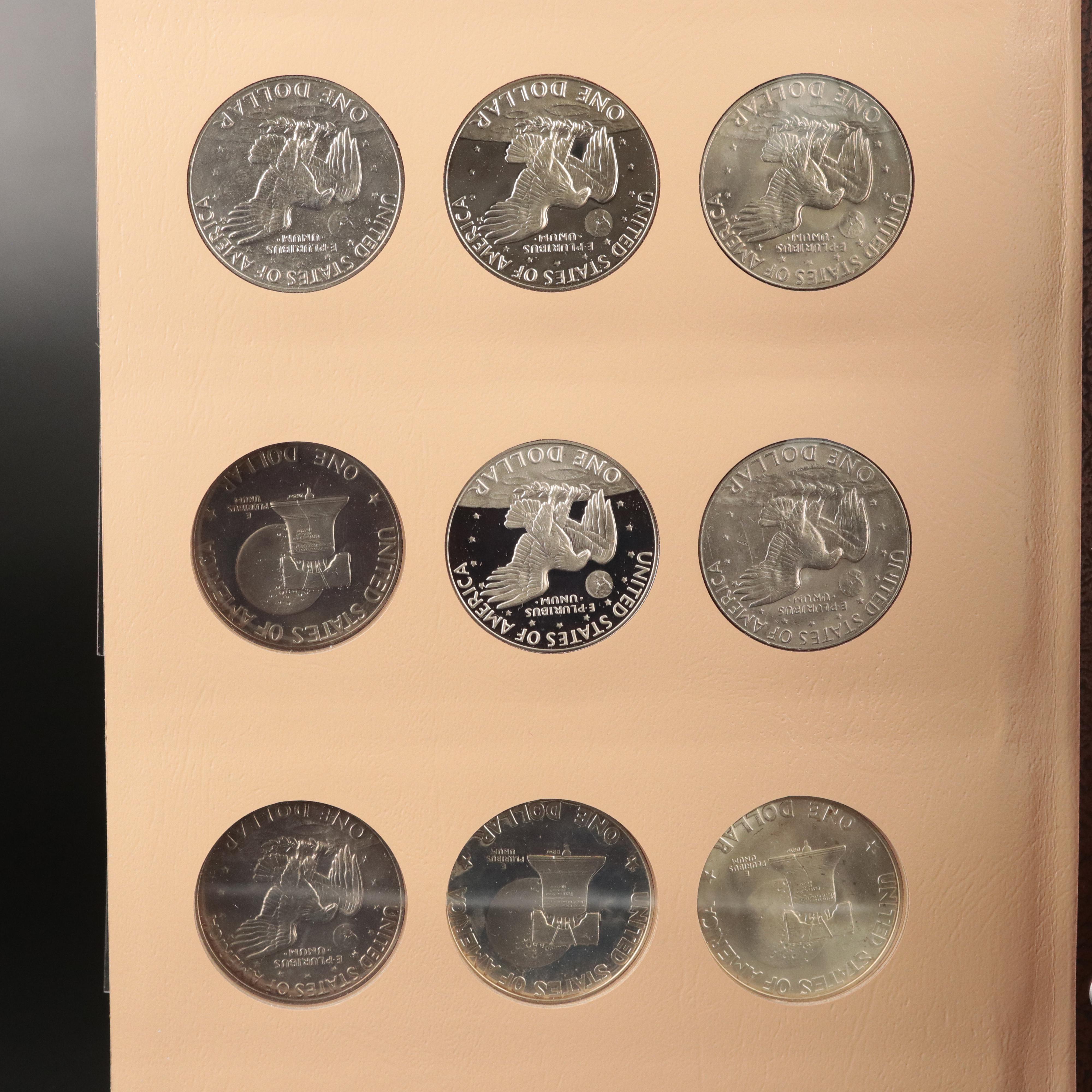 Complete Collection of Eisenhower Dollars From 1971-1978