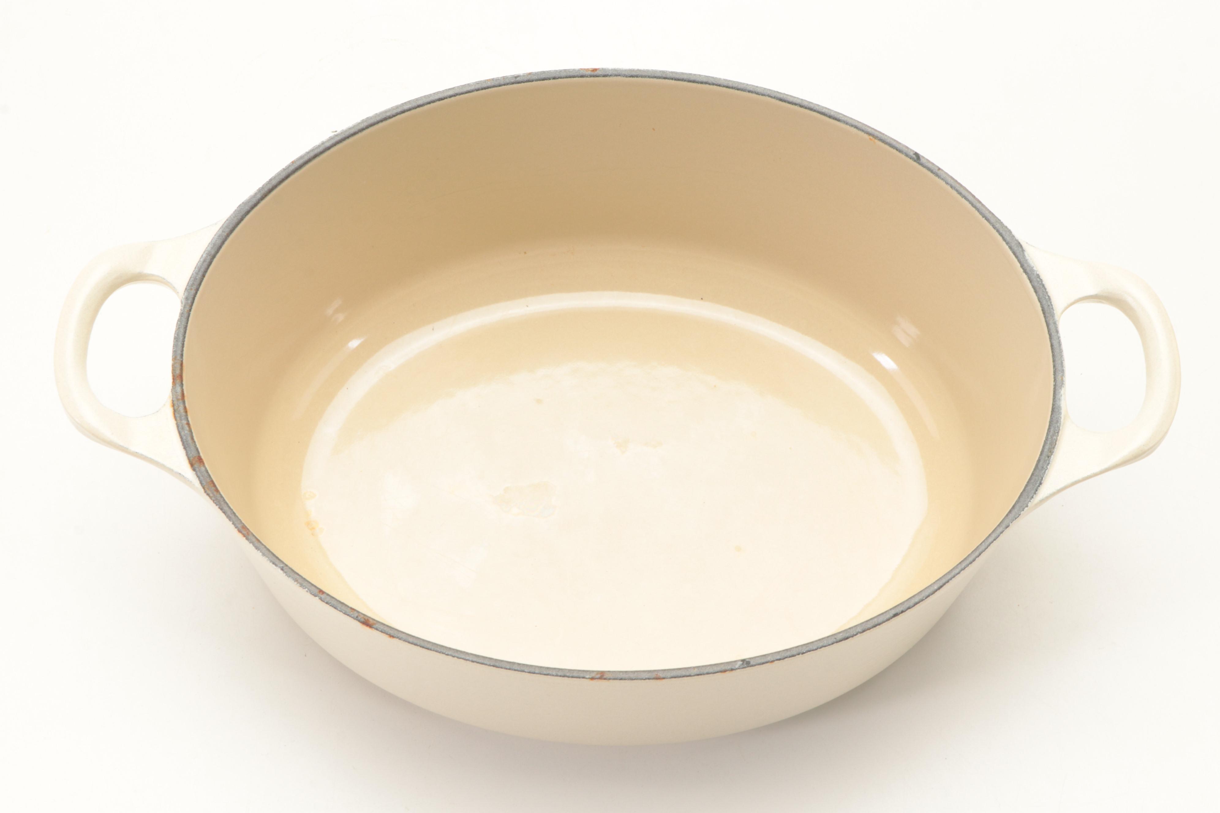 Le Creuset Enameled Cast Iron Braiser and Oval Dutch Oven